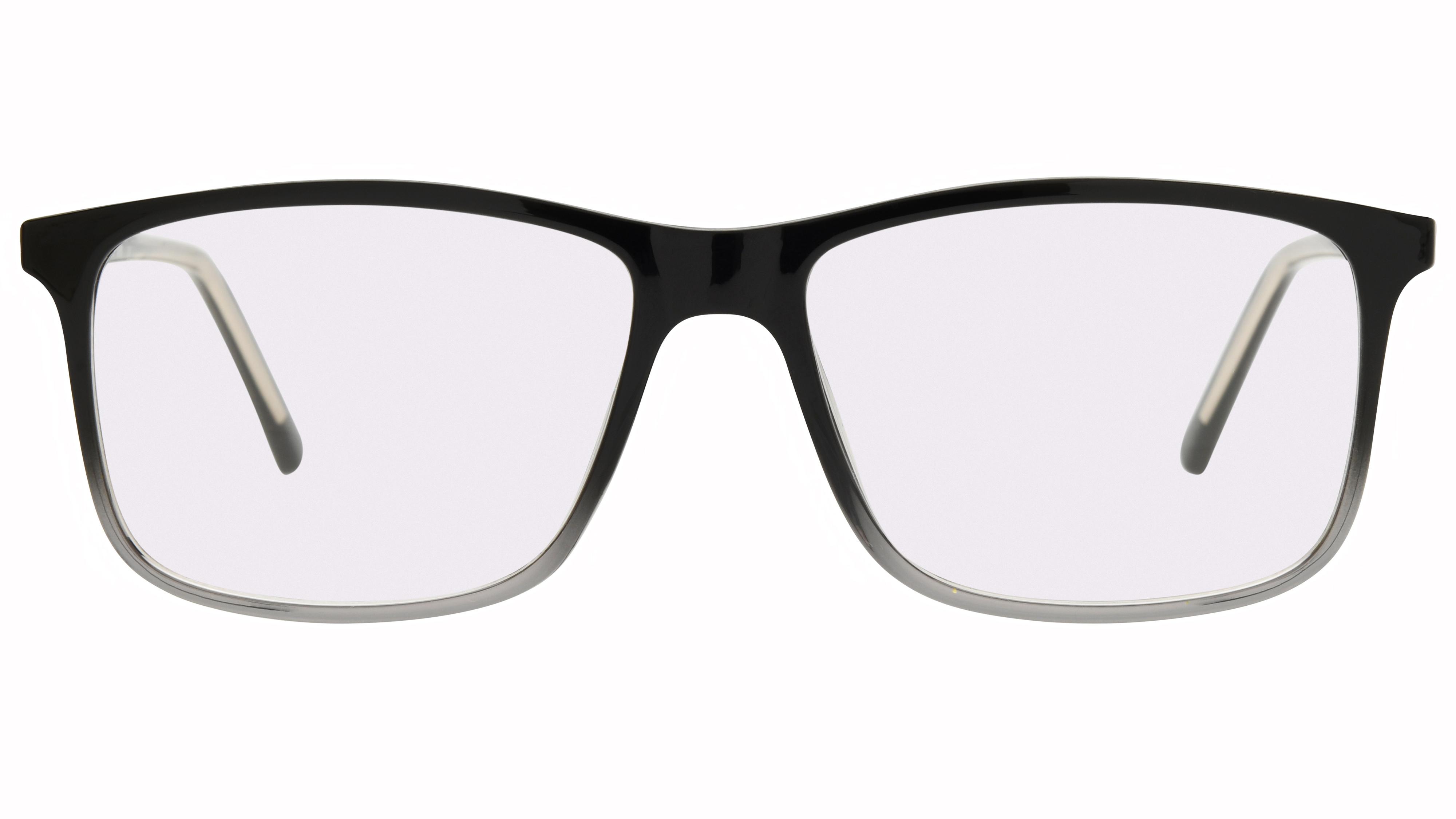 Lunettes de vue Krys Origine Homme Noir Rectangle Ess2603 Face