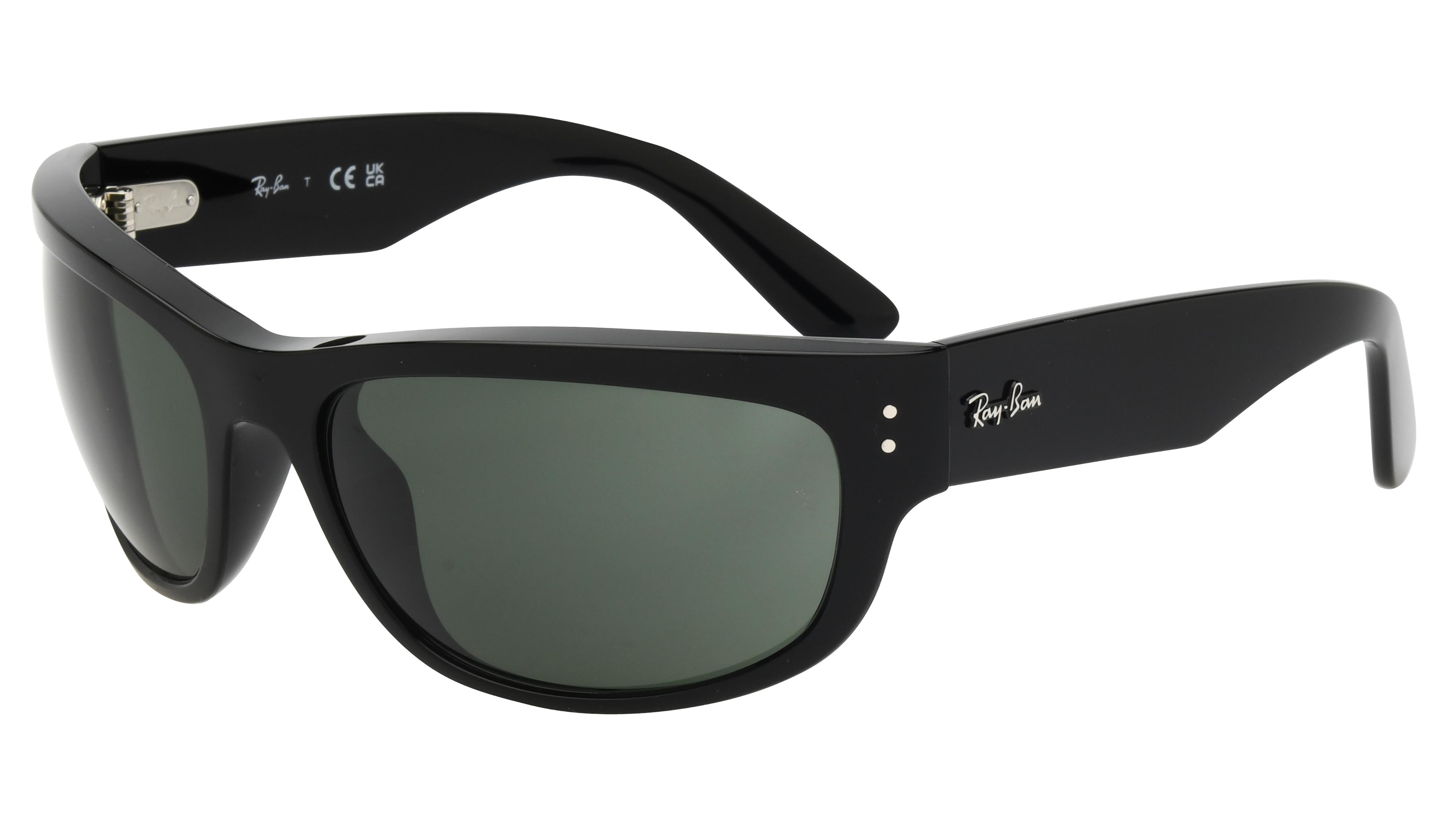 Lunettes de soleil Ray-Ban Mixte Noir Ovale RB2289 Trois-Quart