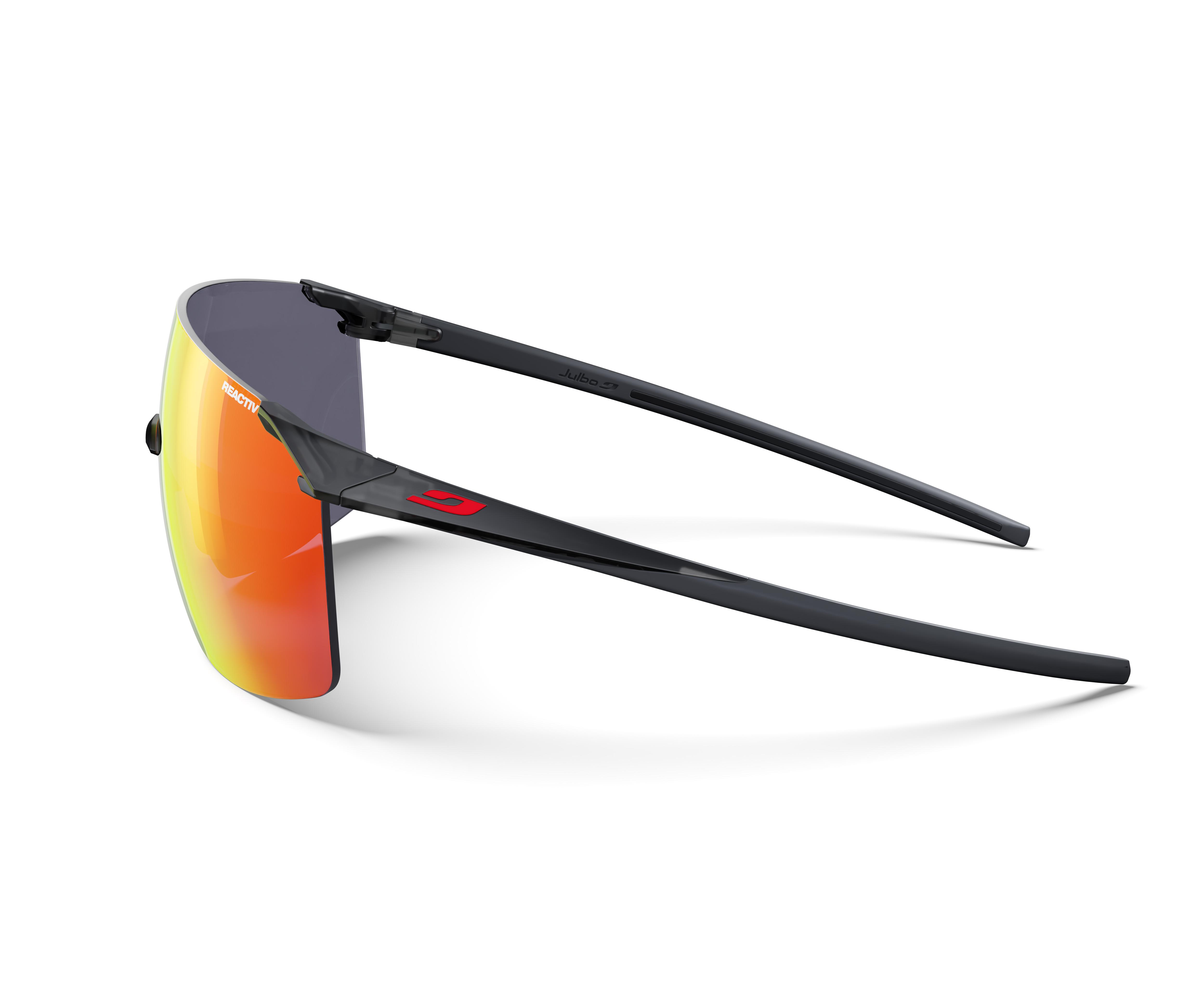 Lunettes de soleil Julbo Mixte Noir Sport Faster Gauche