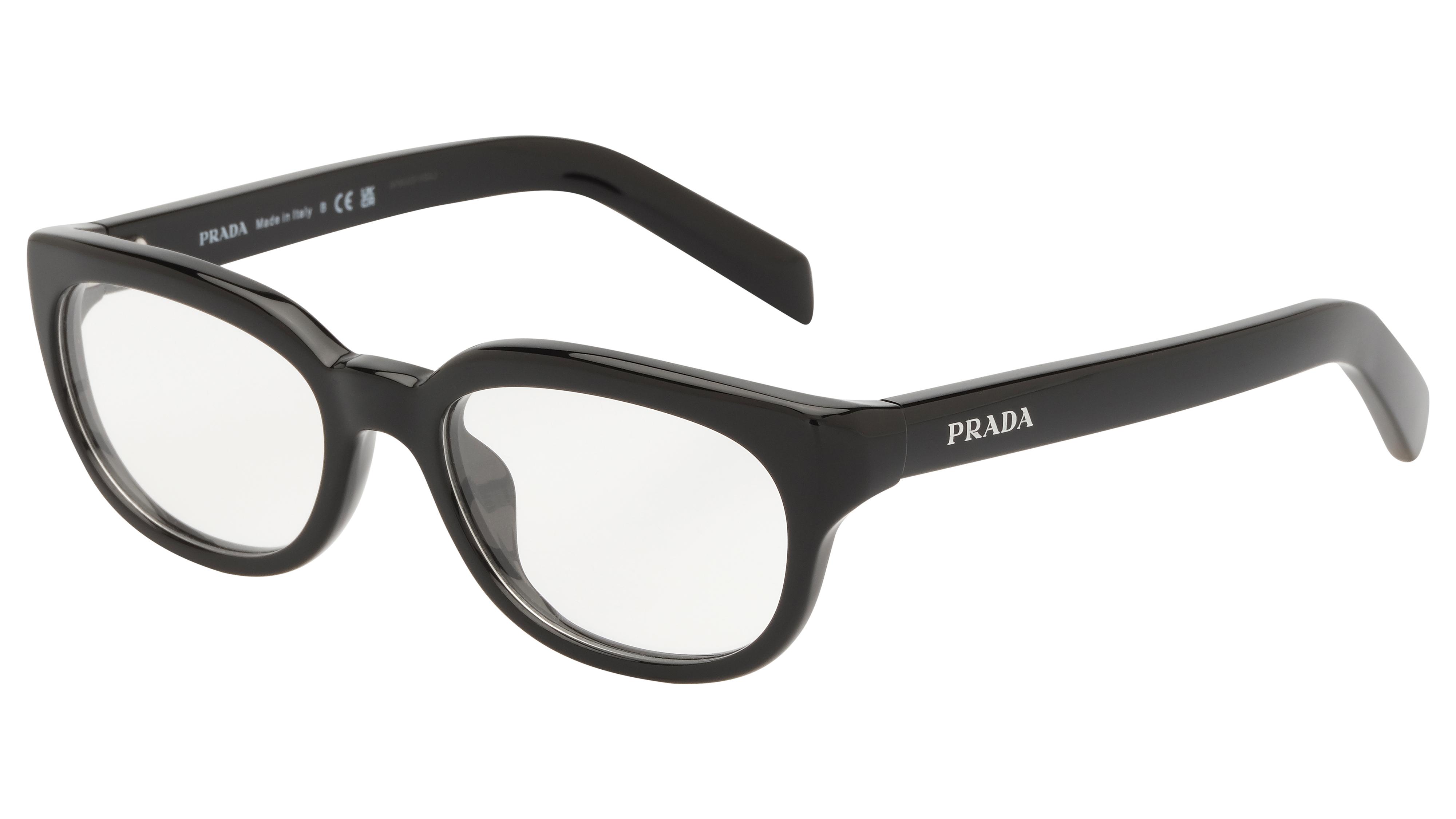 Lunettes de vue Prada Femme Noir Pantos pr Trois-Quart