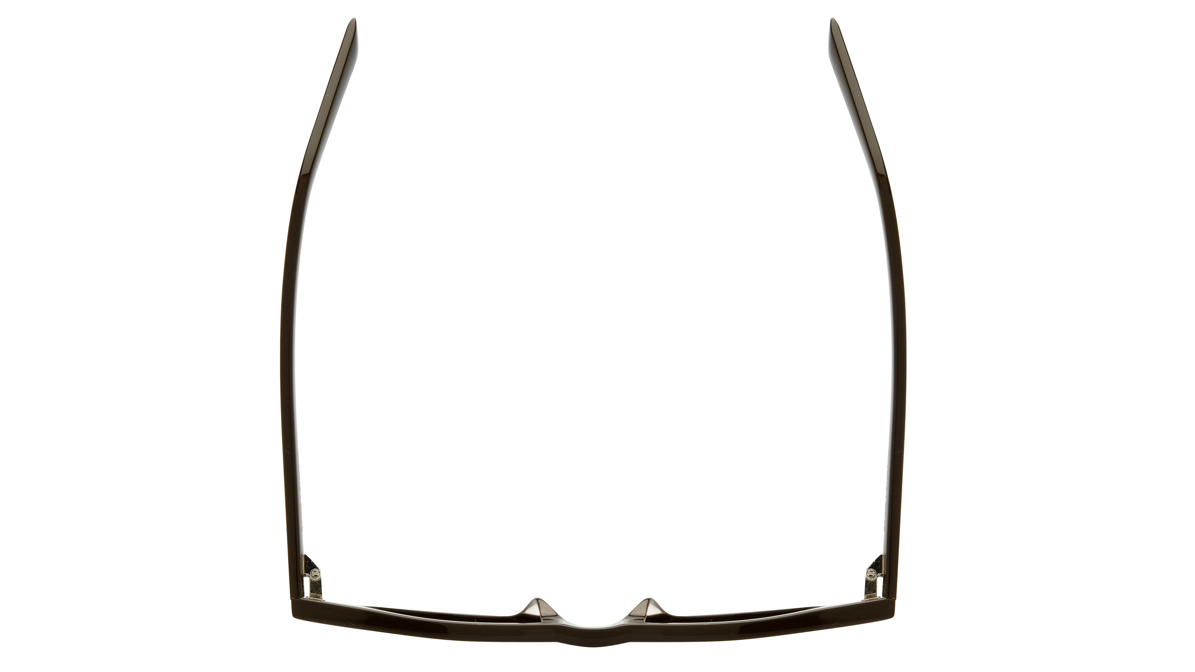 Lunettes de soleil Saint Laurent Mixte Marron Rectangle SL Dessus