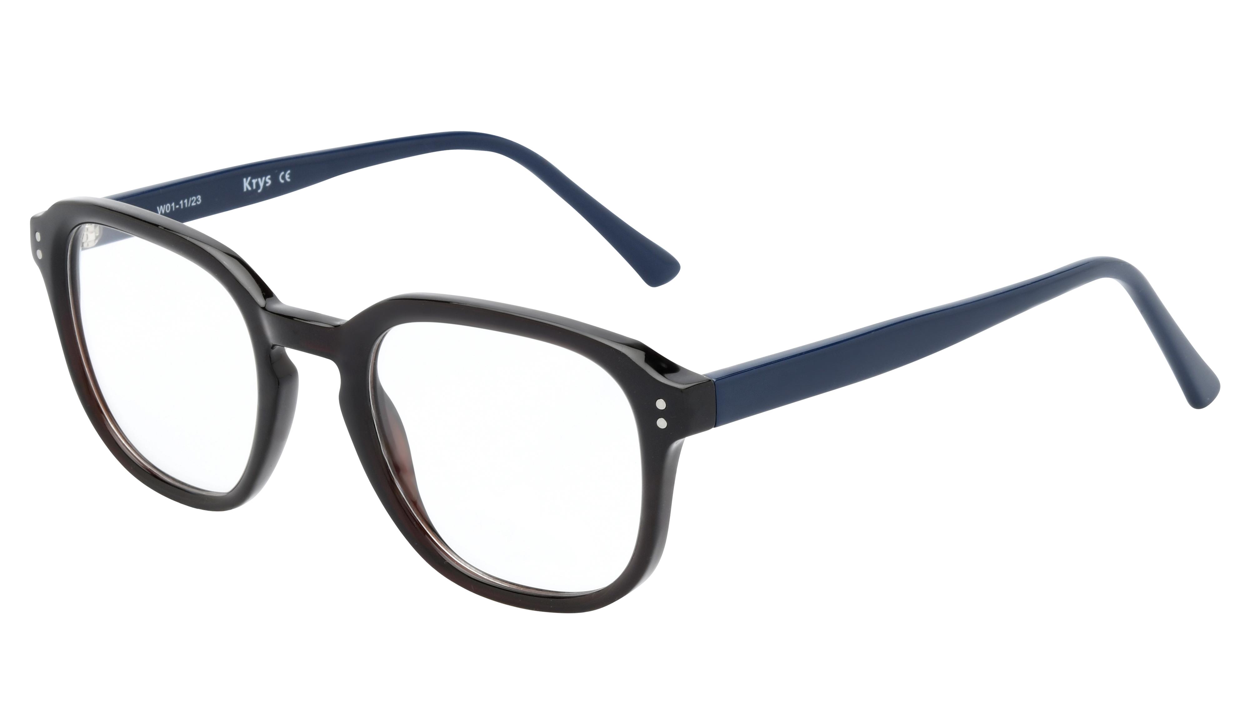Lunettes de vue Signature Krys Homme Marron Rectangle Kor2406 Trois-Quart