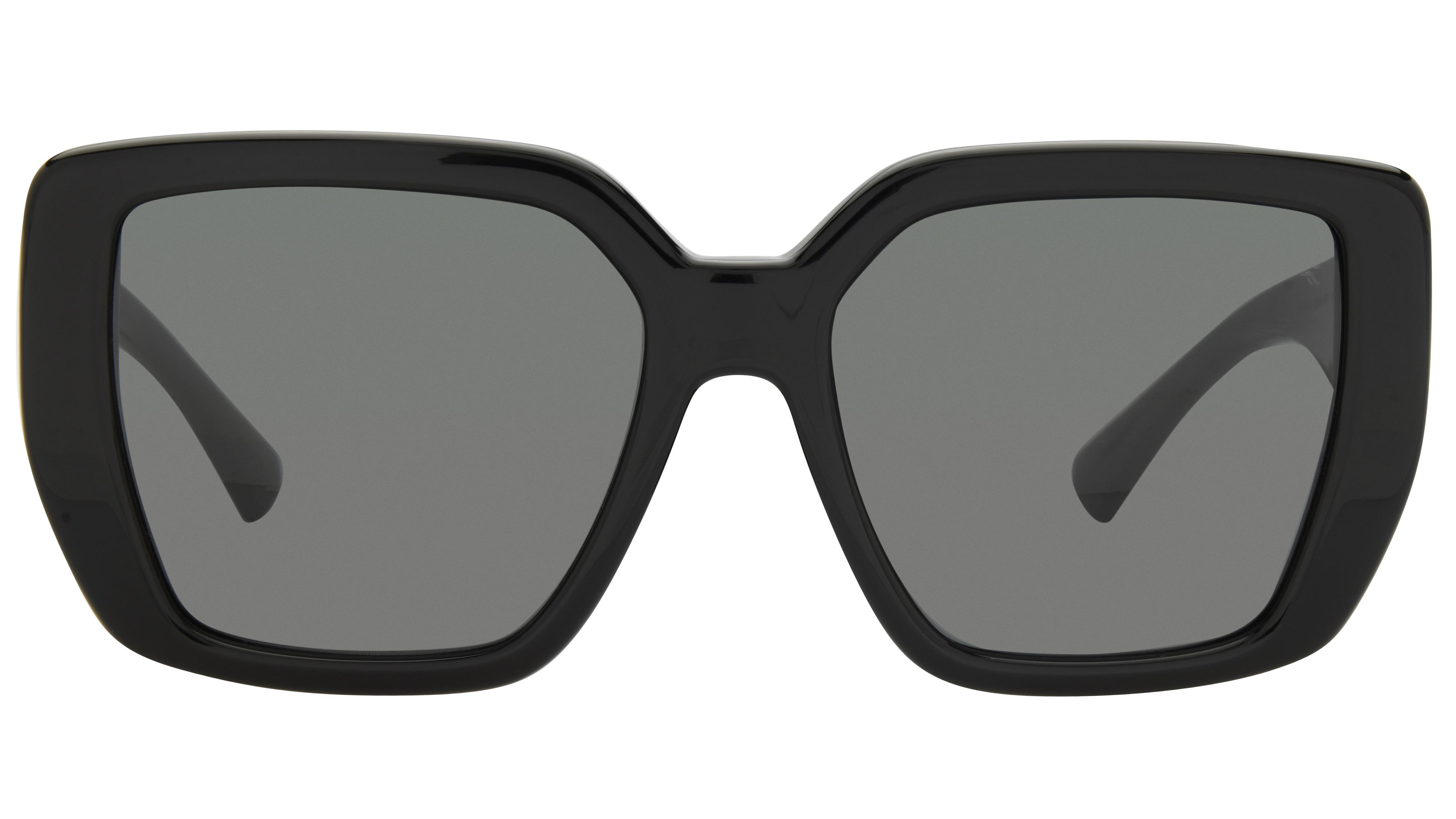 Lunettes de soleil Burberry Femme Noir Carré 0Be4471 Face