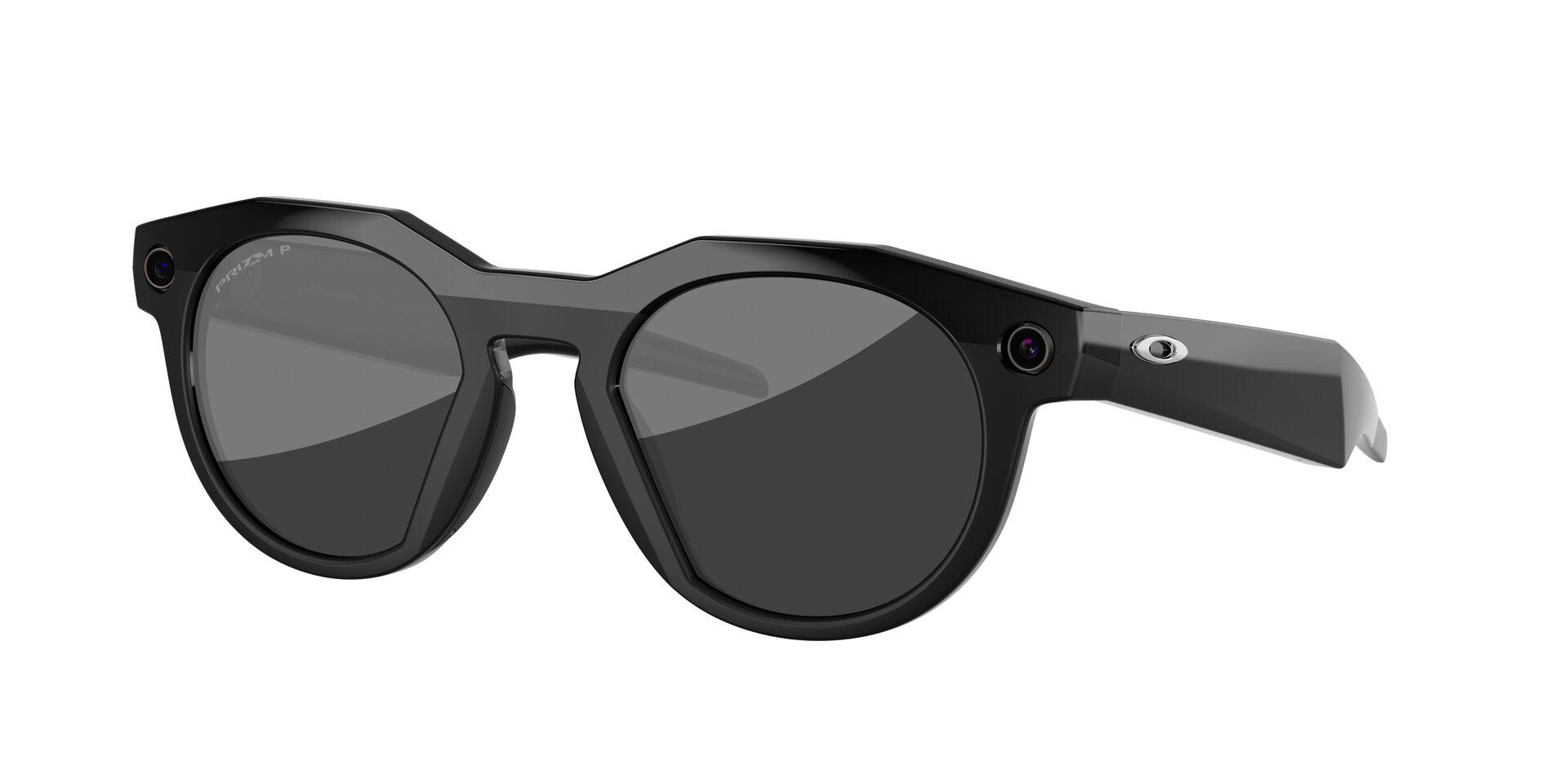 Lunettes de soleil Oakley Meta Mixte Noir Sport Ow8002 Gauche