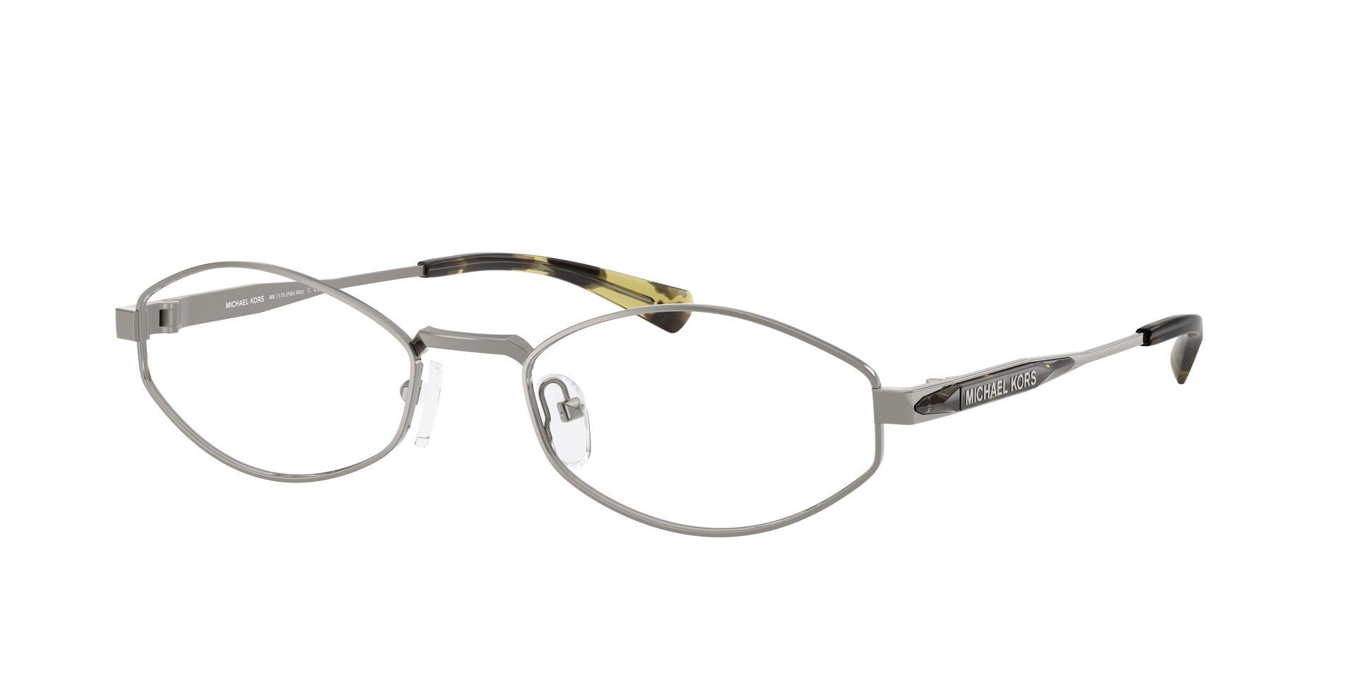 Lunettes de vue Michael Kors Femme Argent Ovale Mk1175 Gauche