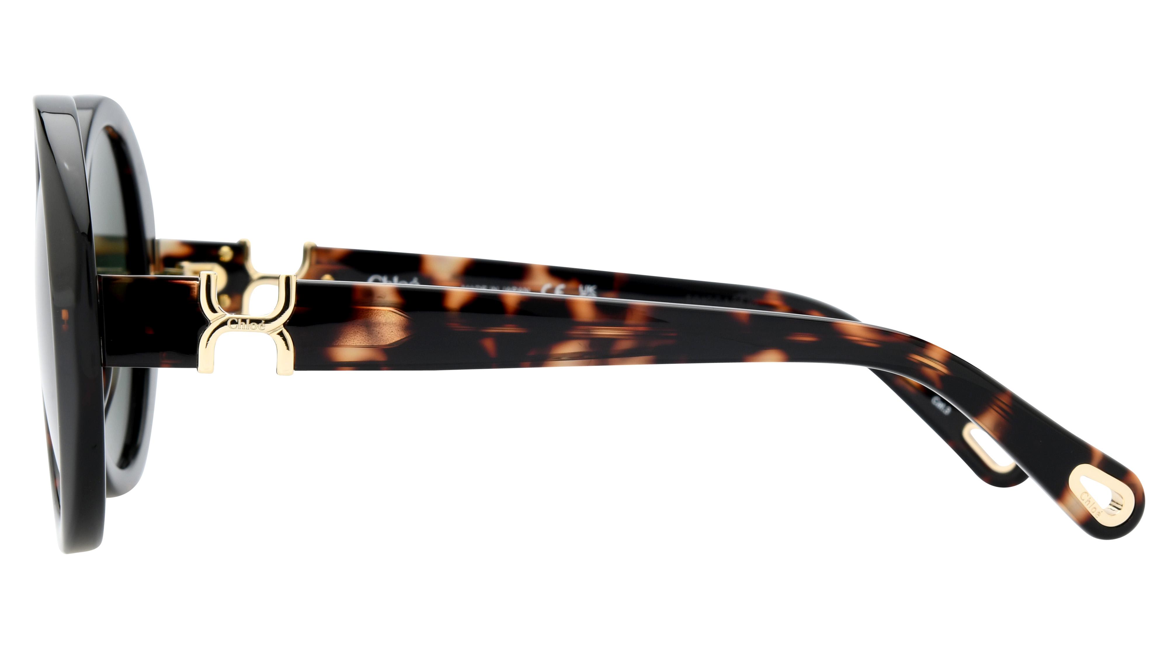 Lunettes de soleil Chloé Femme Écaille Ronde CH0332S Gauche