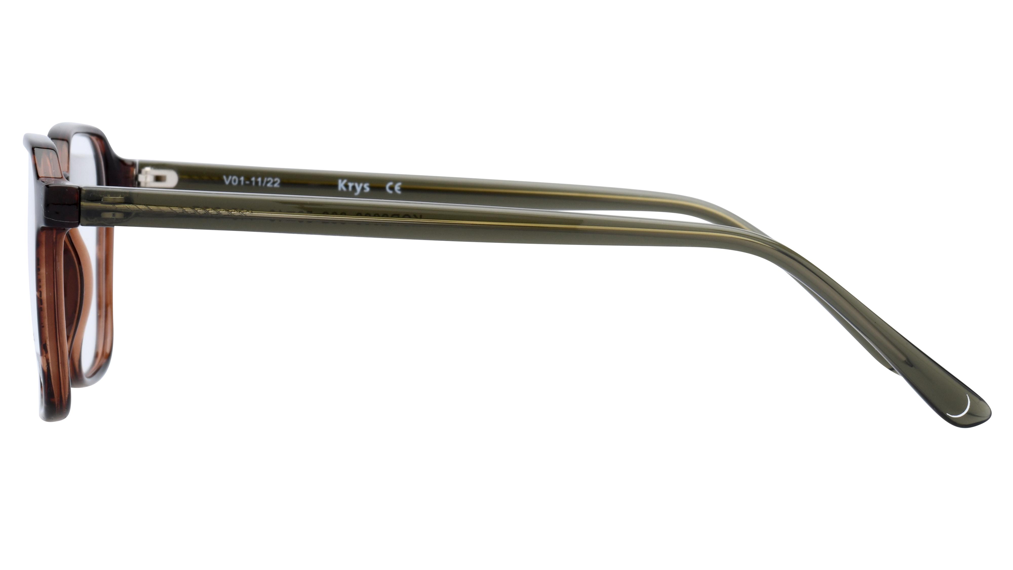 Lunettes de vue Signature Krys Homme Écaille Carré Kor2303 Gauche