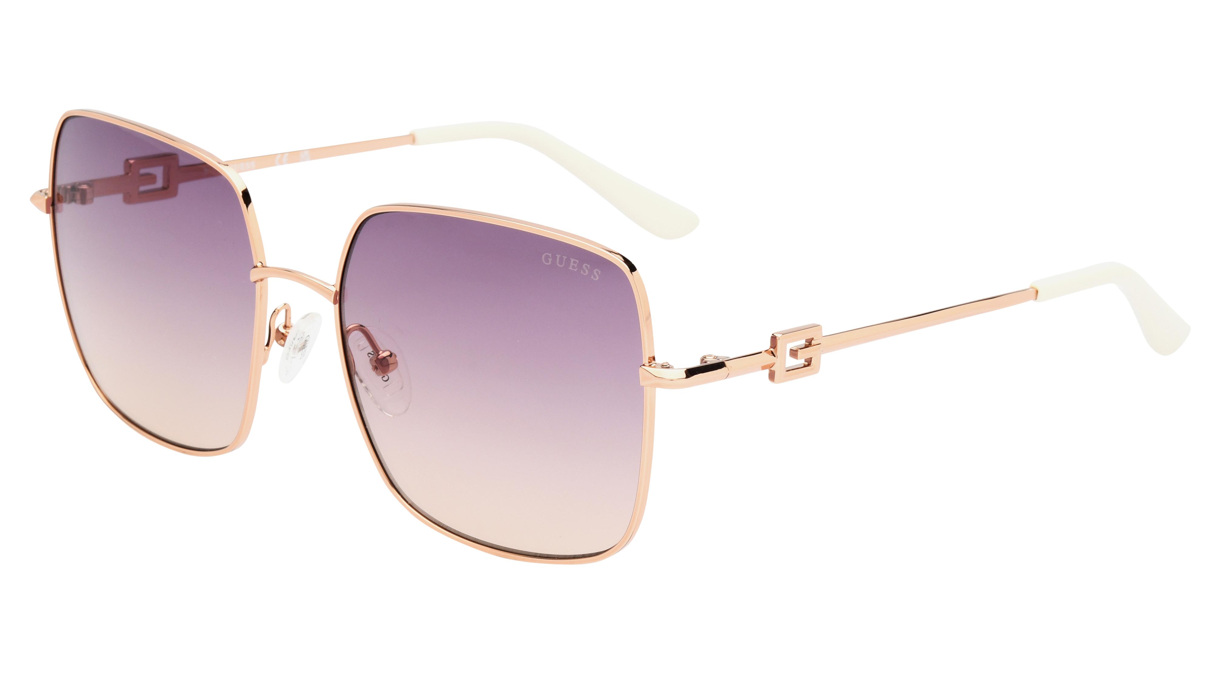 Lunette Solaire Guess Lunette De Soleil Guess Femme Rose Lunettes