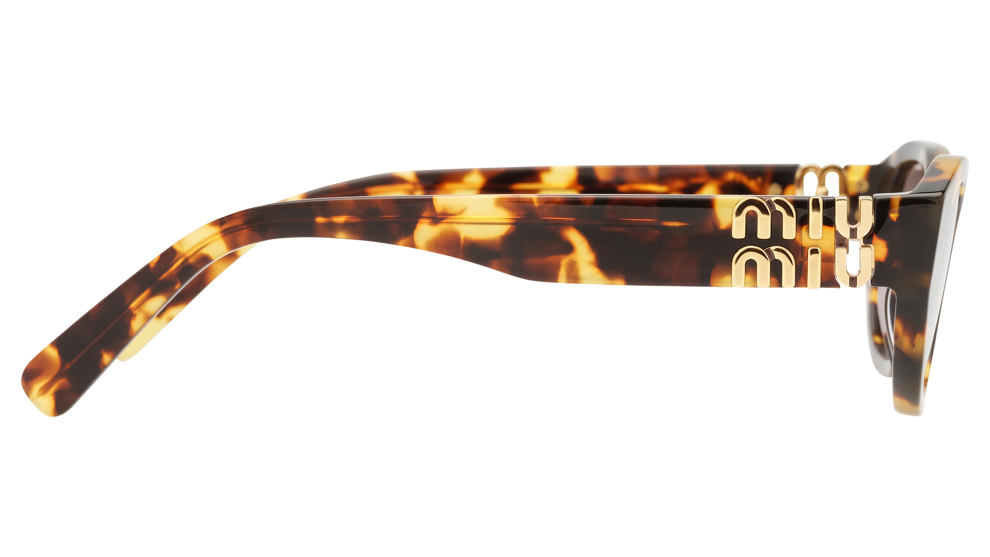 Lunettes de soleil Miu Miu Femme Écaille Papillon Mu Droite