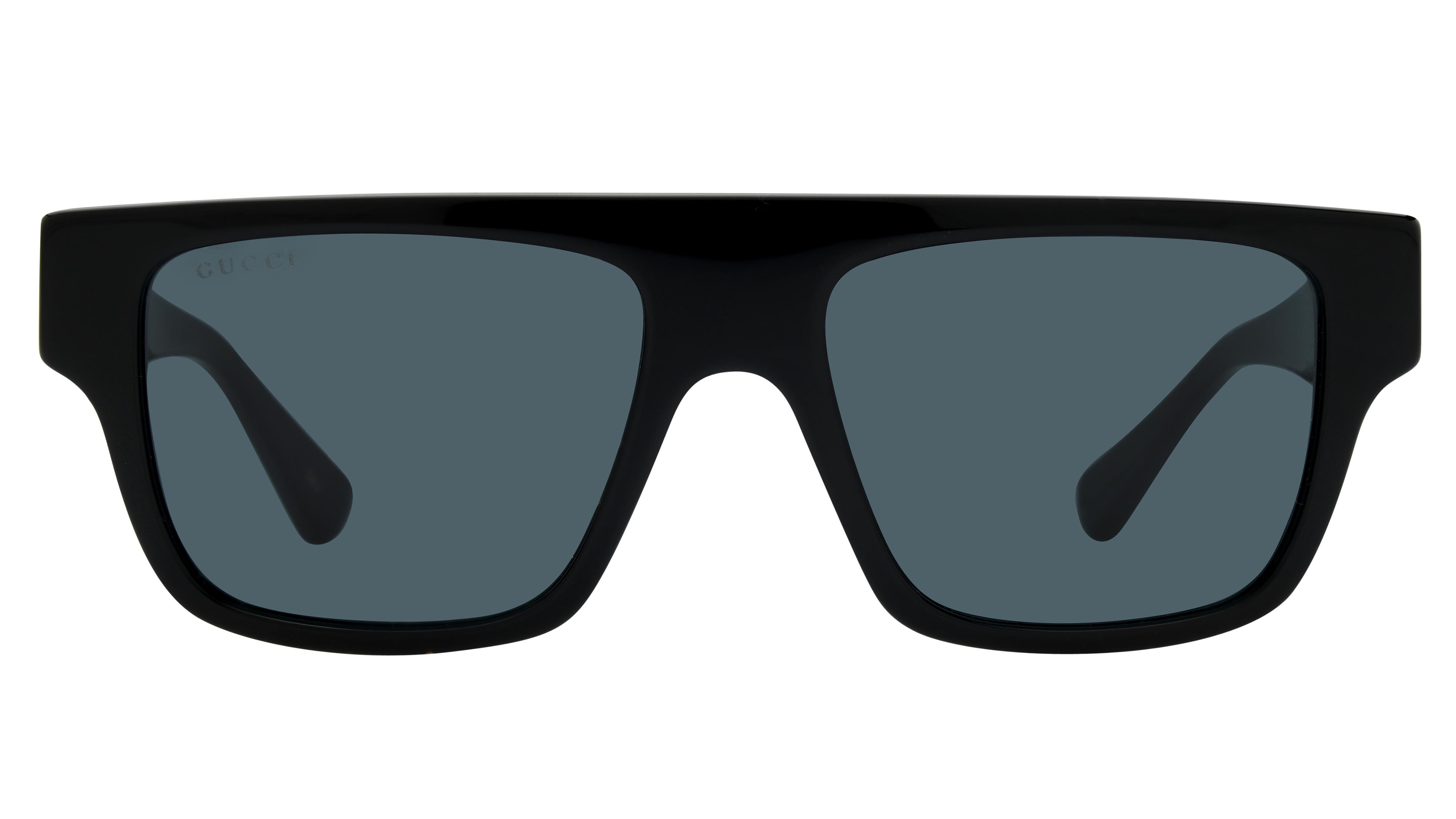 Lunettes de soleil Gucci Homme Noir Rectangle GG1960S Face