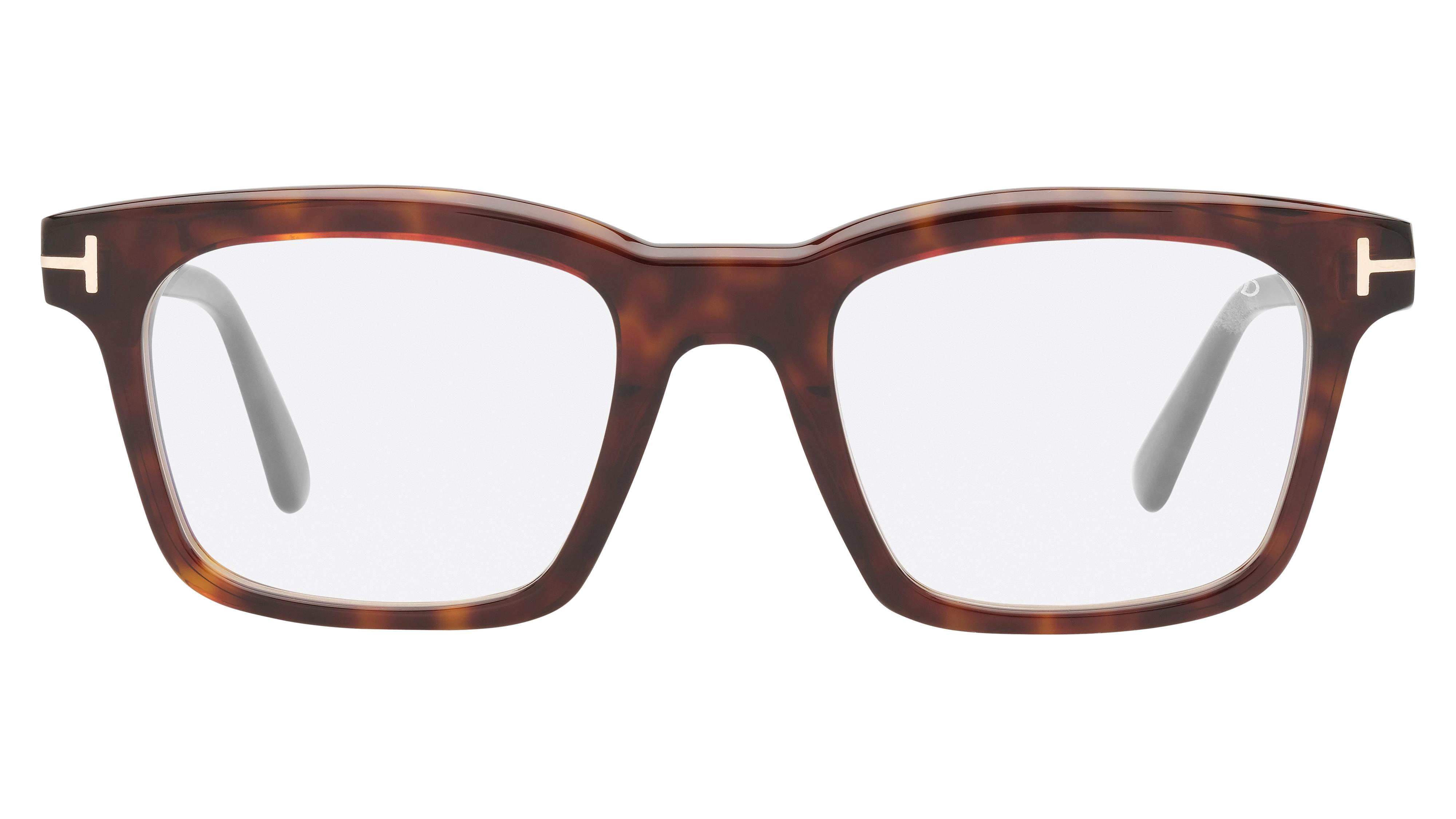 Lunettes de vue Tom Ford Homme Écaille Carré FT6122-B Face