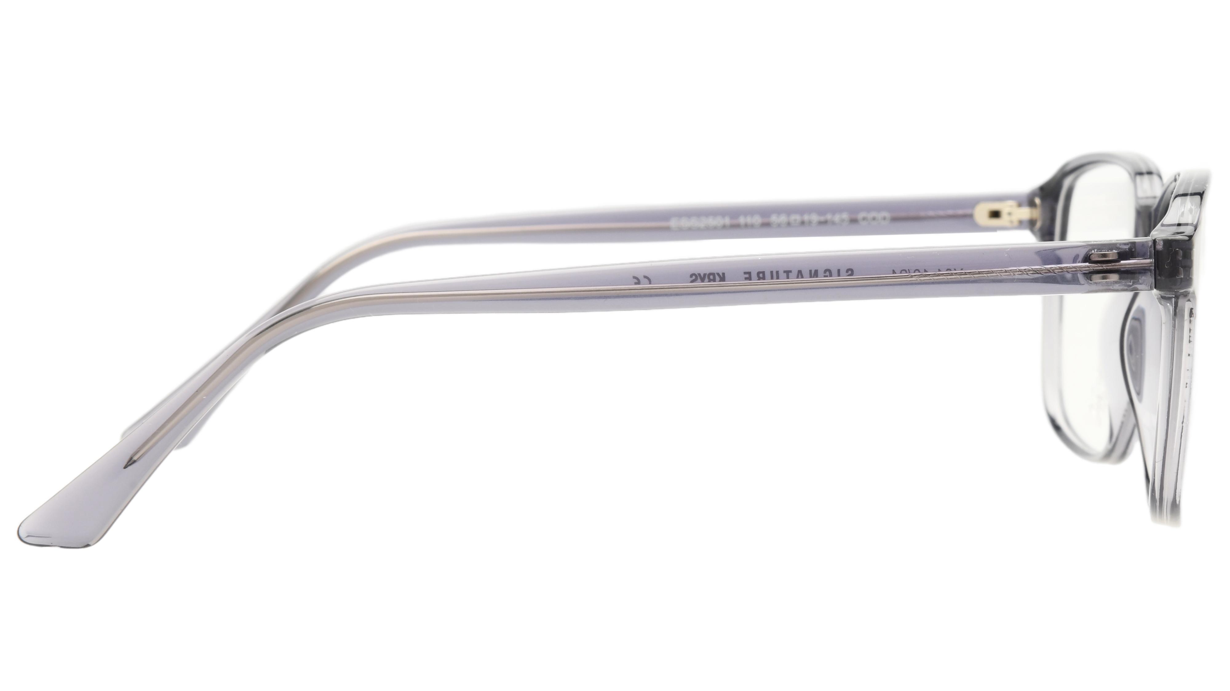 Lunettes de vue Krys Origine Homme Gris Rectangle Ess2501 Droite