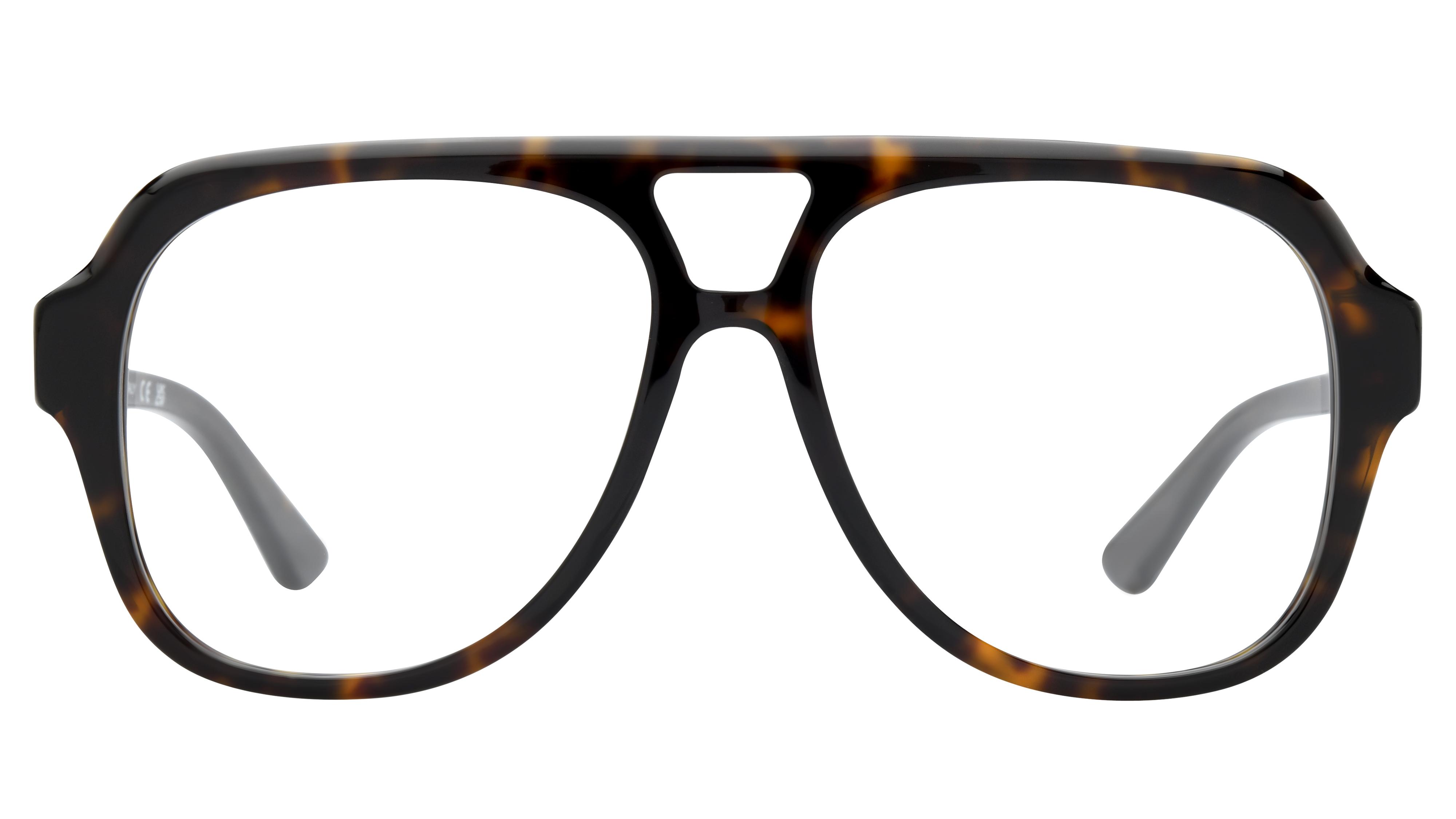 Lunettes de vue Chloé Femme Écaille Aviateur CH0339O Face