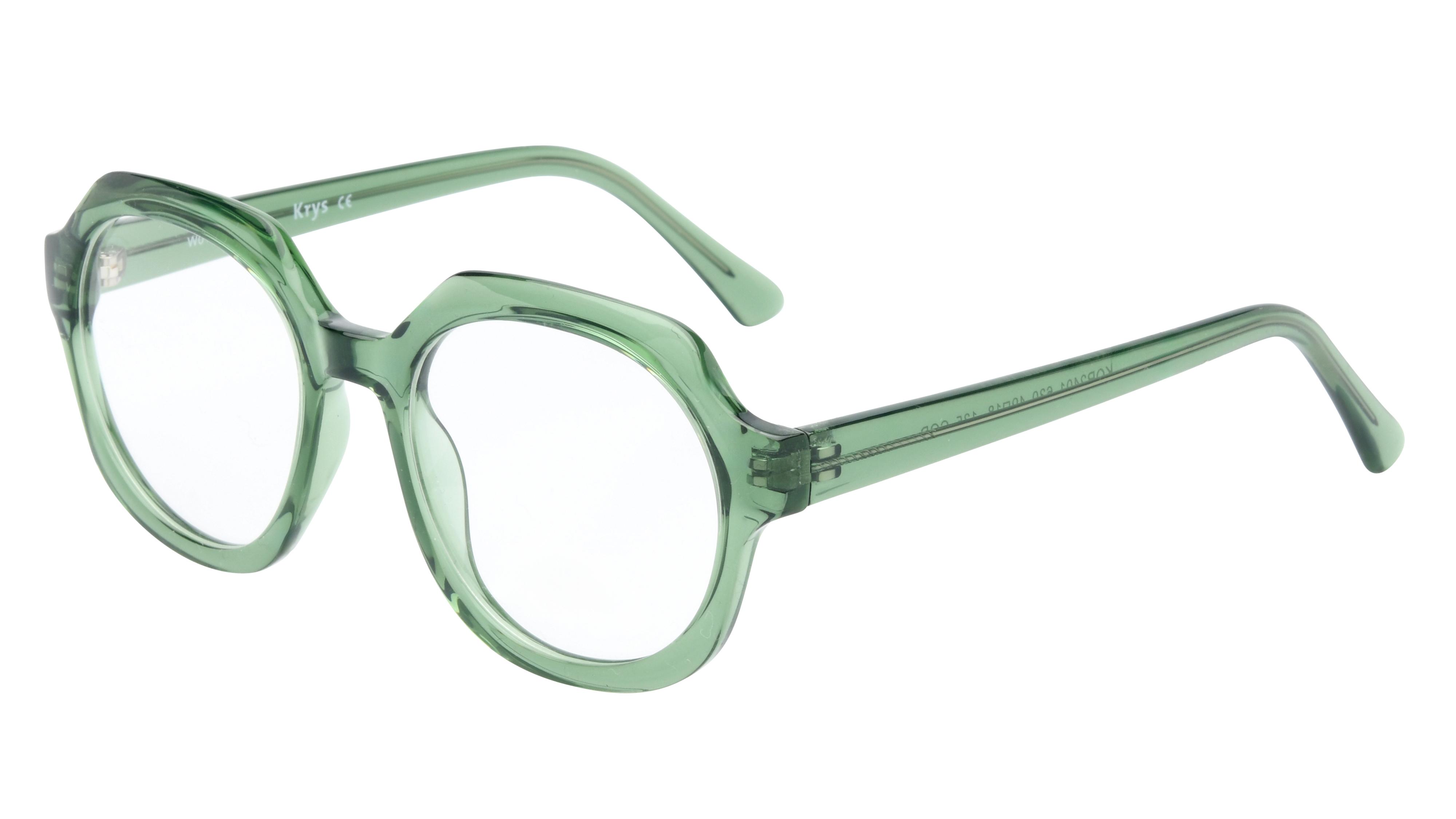 Lunettes de vue Signature Krys Femme Vert Carré Kor2401 Trois-Quart
