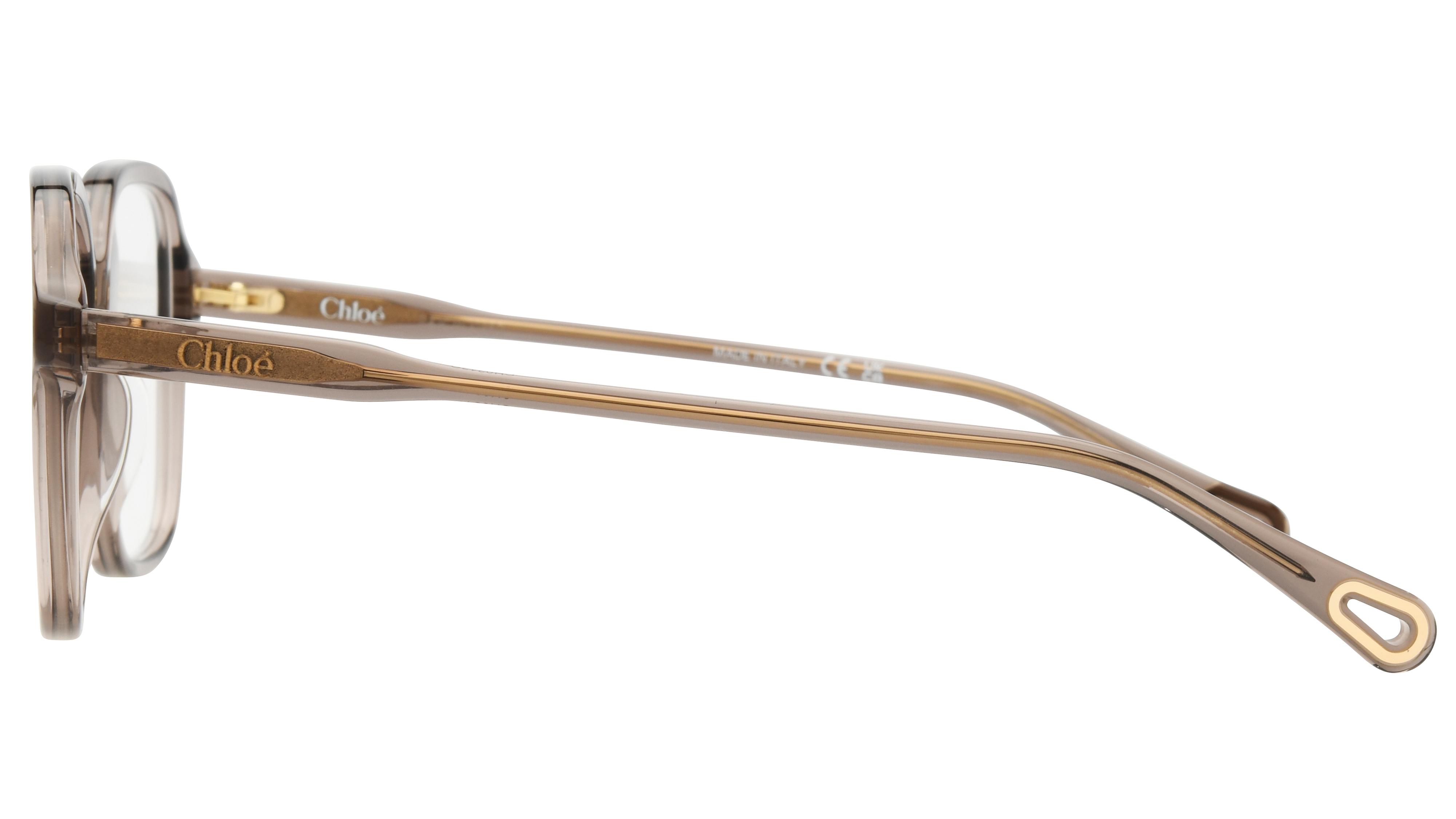 Lunettes de vue Chloé Femme Gris Carré Ch0313O Gauche