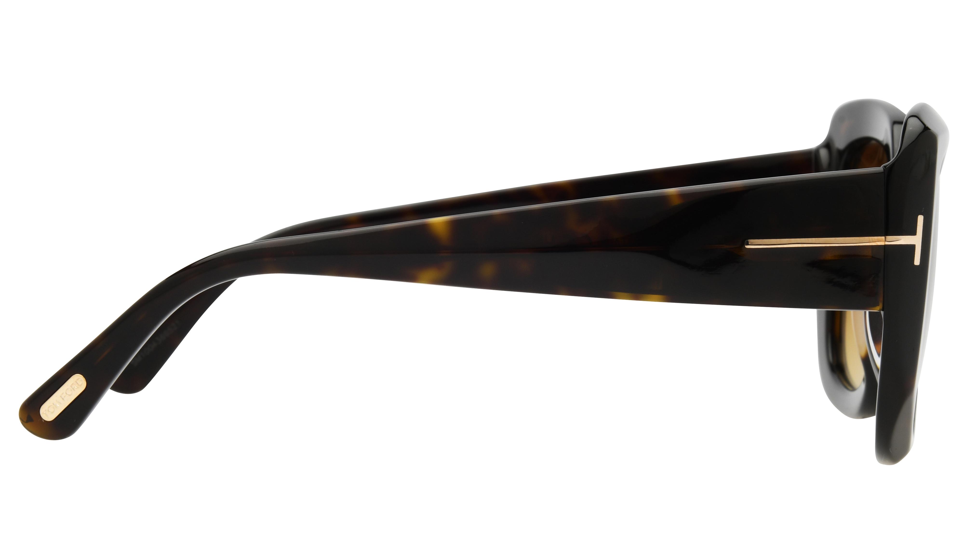 Lunettes de soleil Tom Ford Femme Écaille Carré Ft1220 Droite