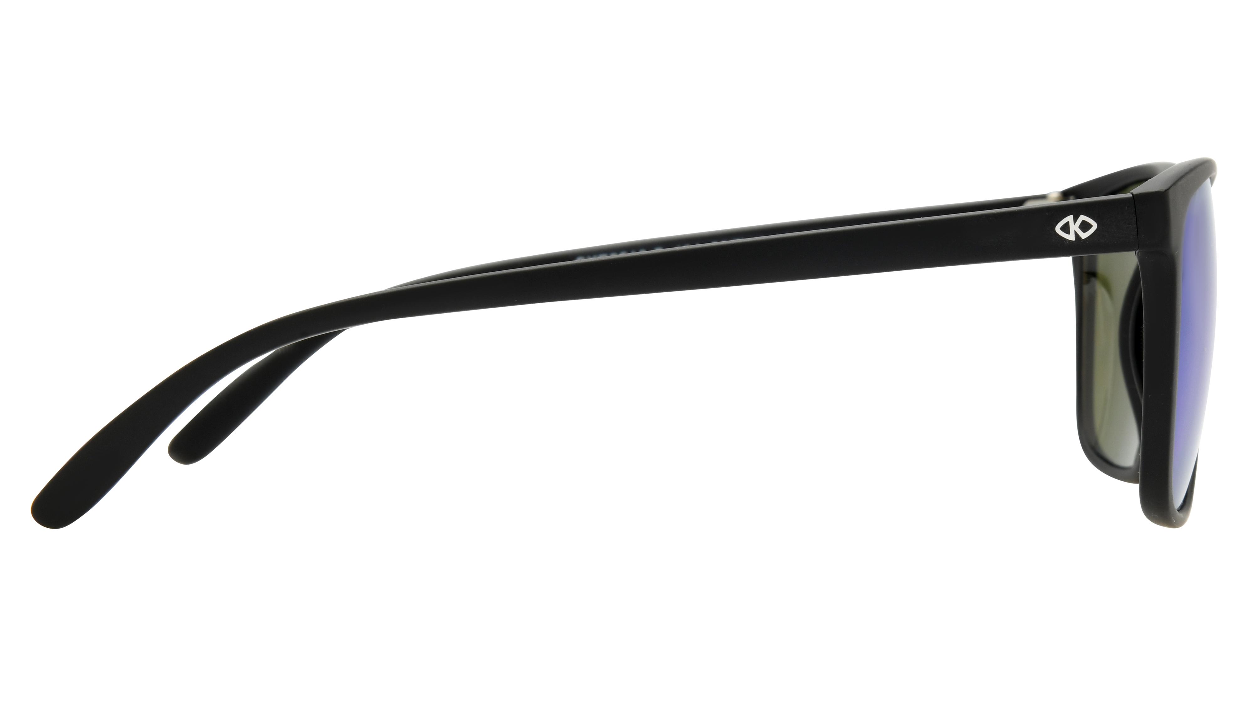 Lunettes de soleil Signature Krys Homme Noir Rectangle Ske2516-B Droite