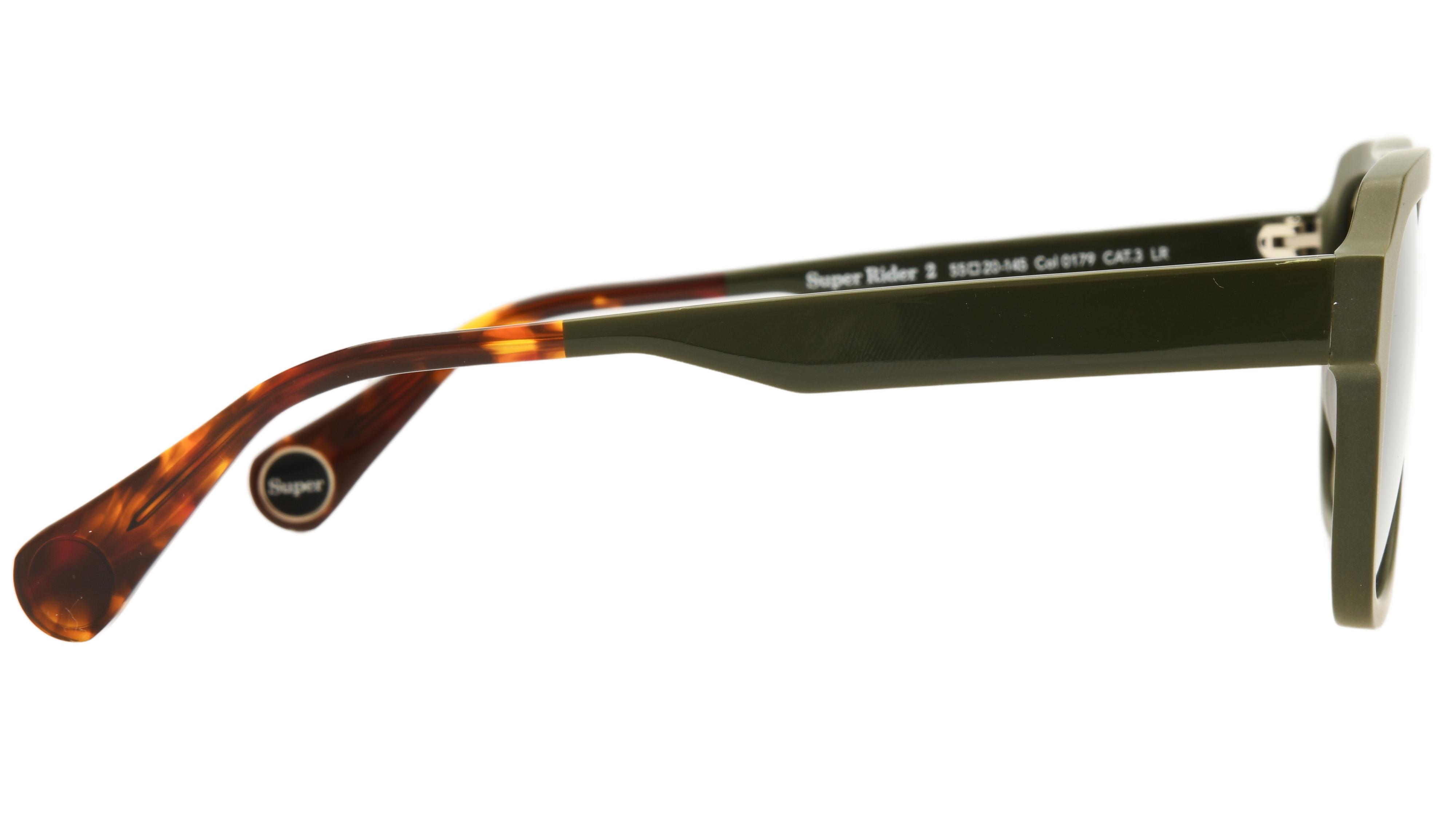 Lunettes de soleil WOOW Homme Vert Aviateur SUPERRIDER2 Droite