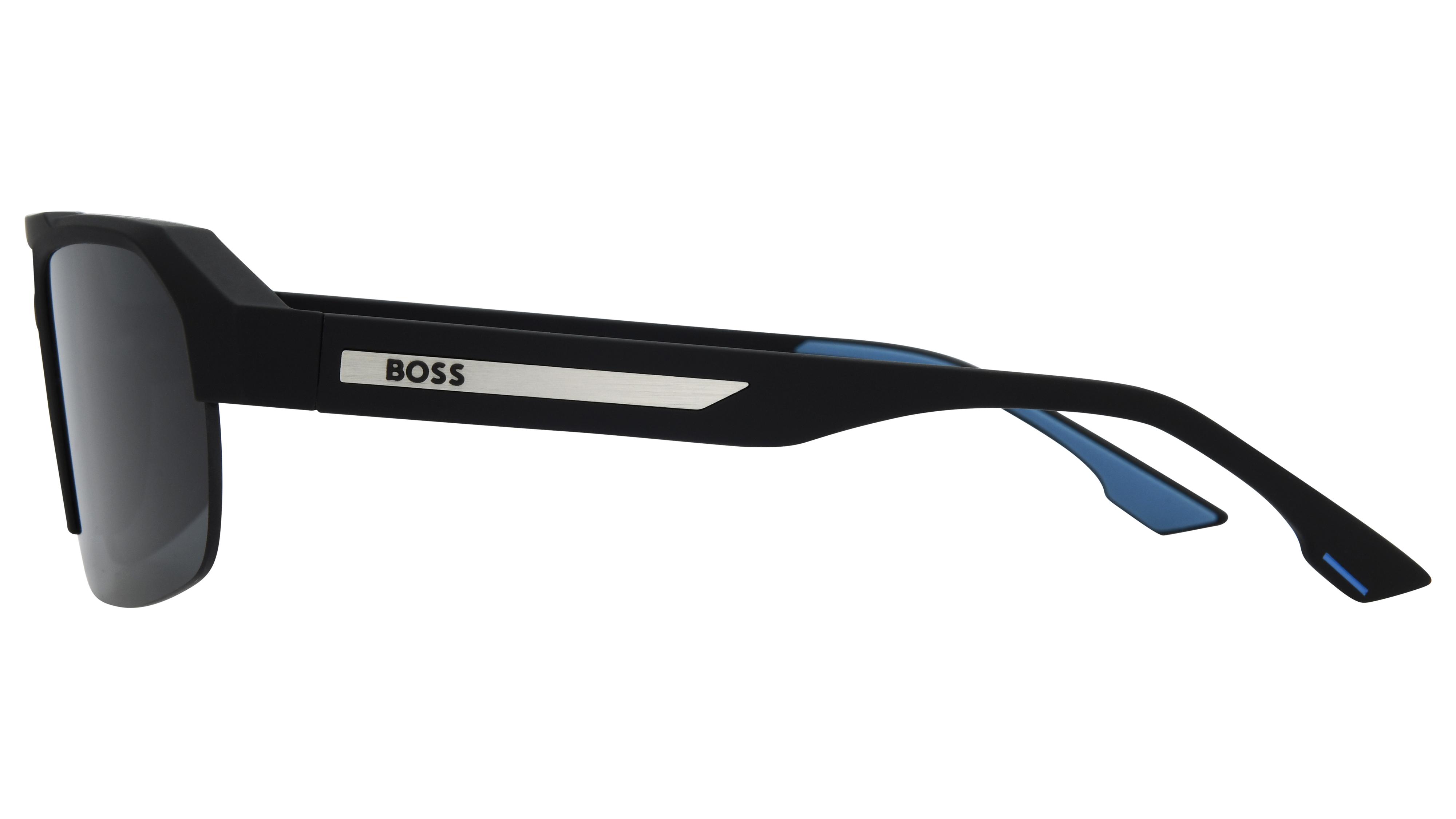 Lunettes de soleil Boss Homme Noir Carré BOSS Gauche
