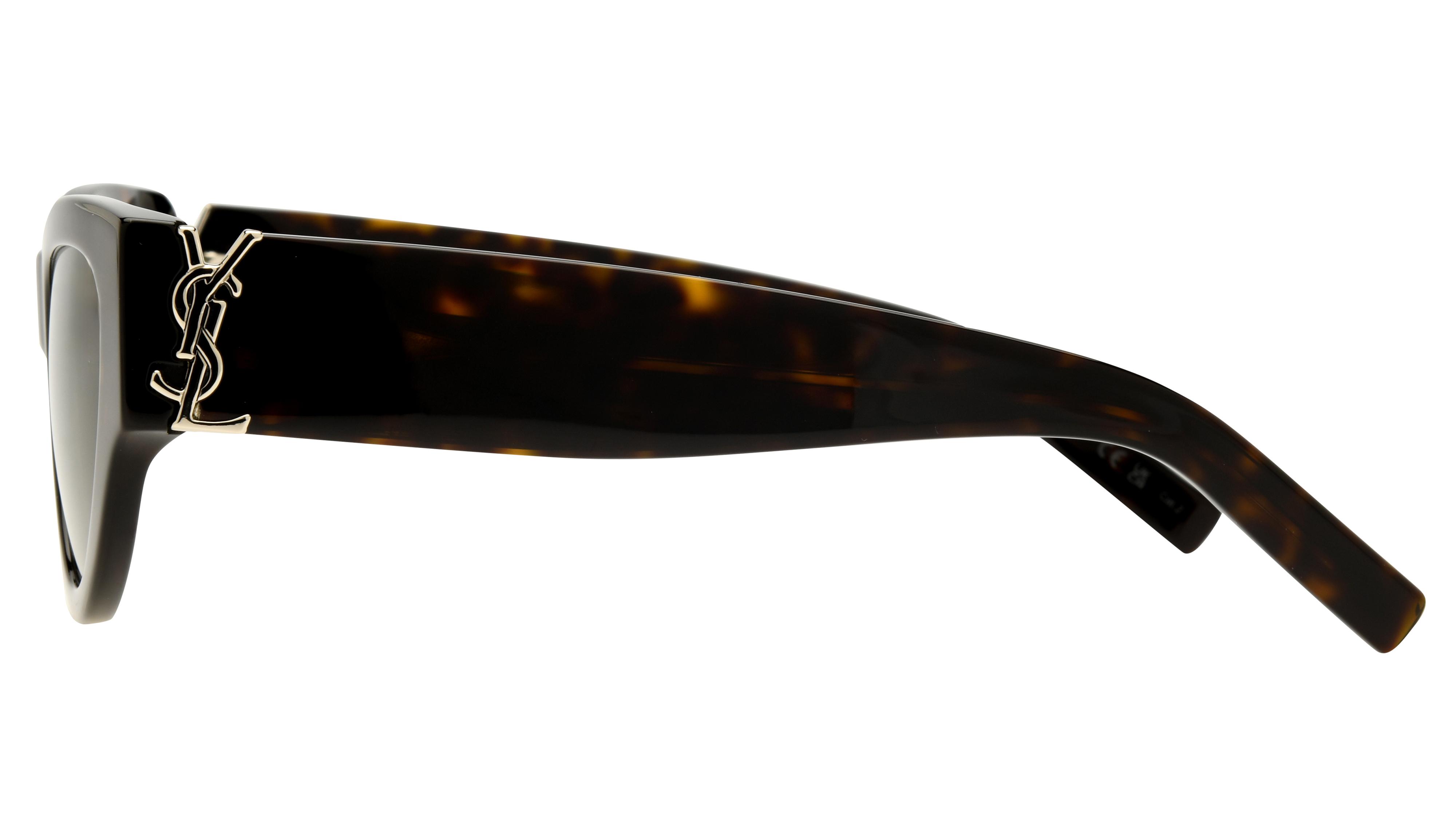 Lunettes de soleil Saint Laurent Femme Écaille Papillon Slm94 Gauche