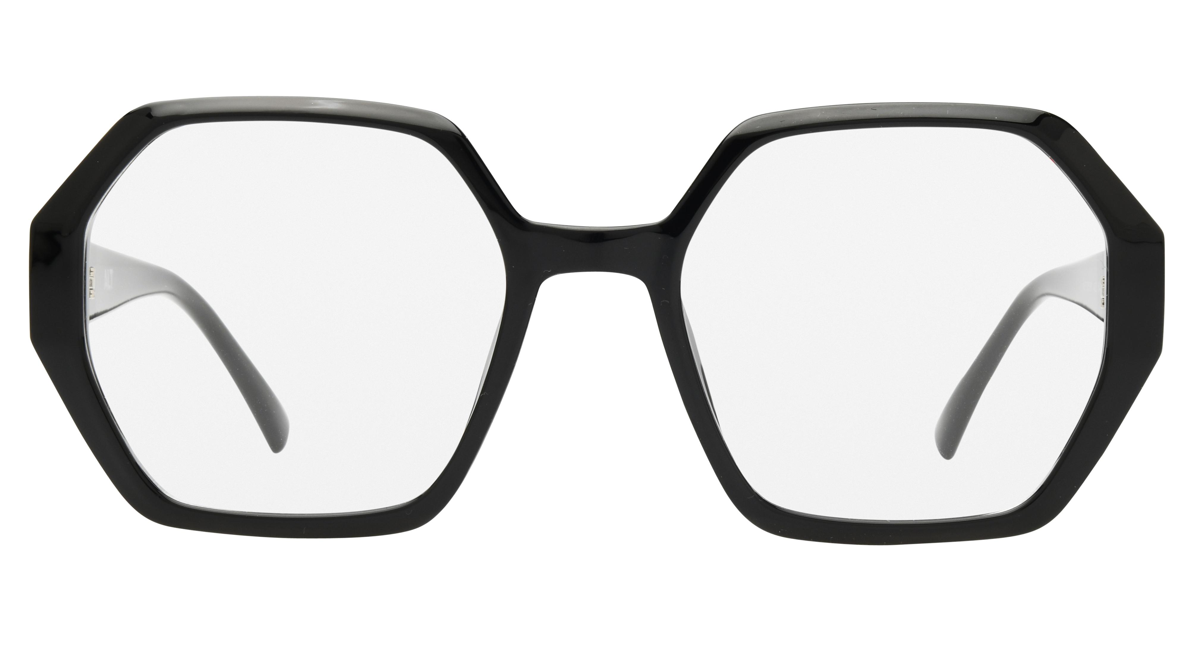 Lunettes de vue Alternance Femme Noir Carré Alt25106 Face