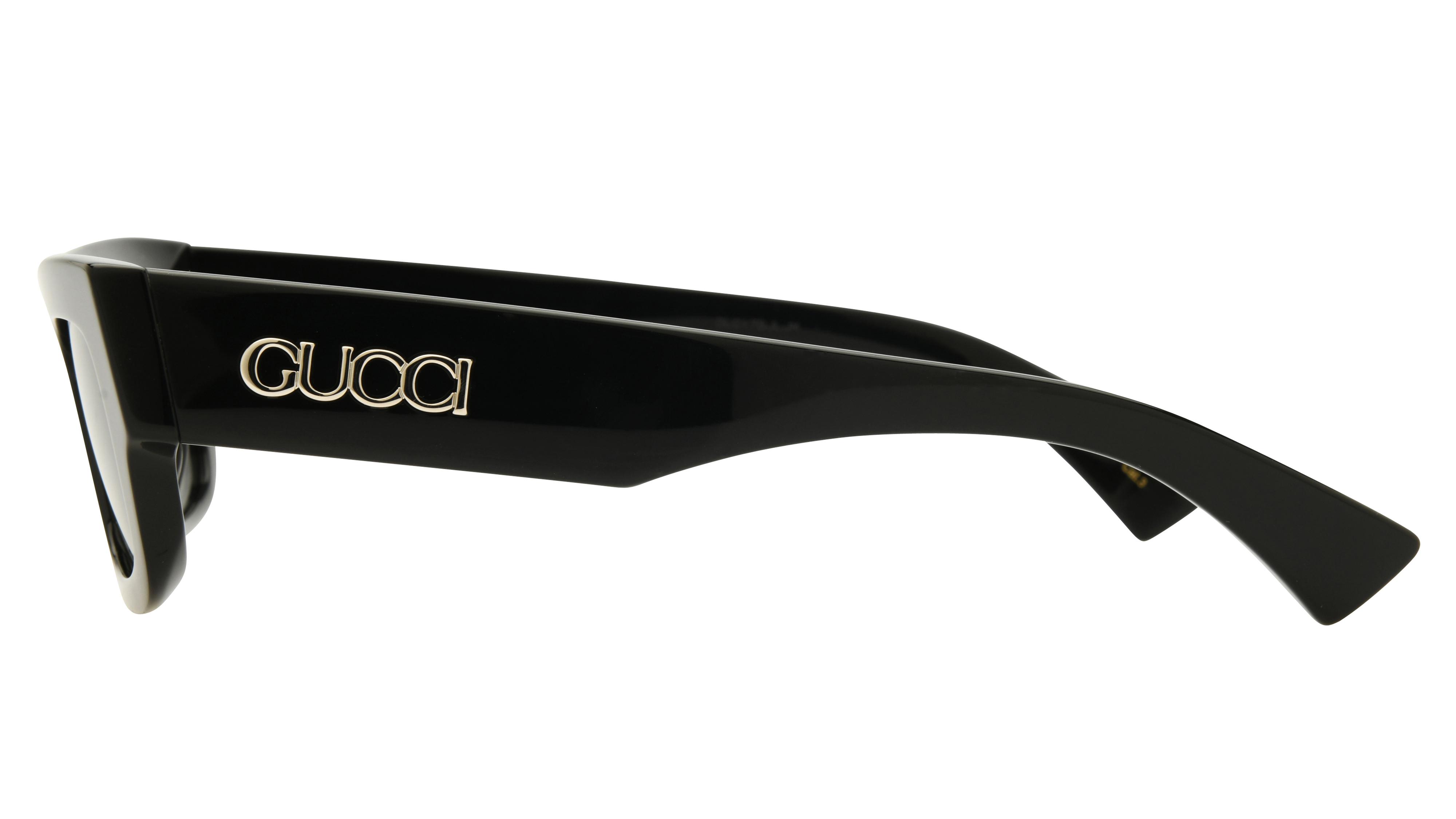 Lunettes de soleil Gucci Homme Marron Rectangle gg1838s Gauche