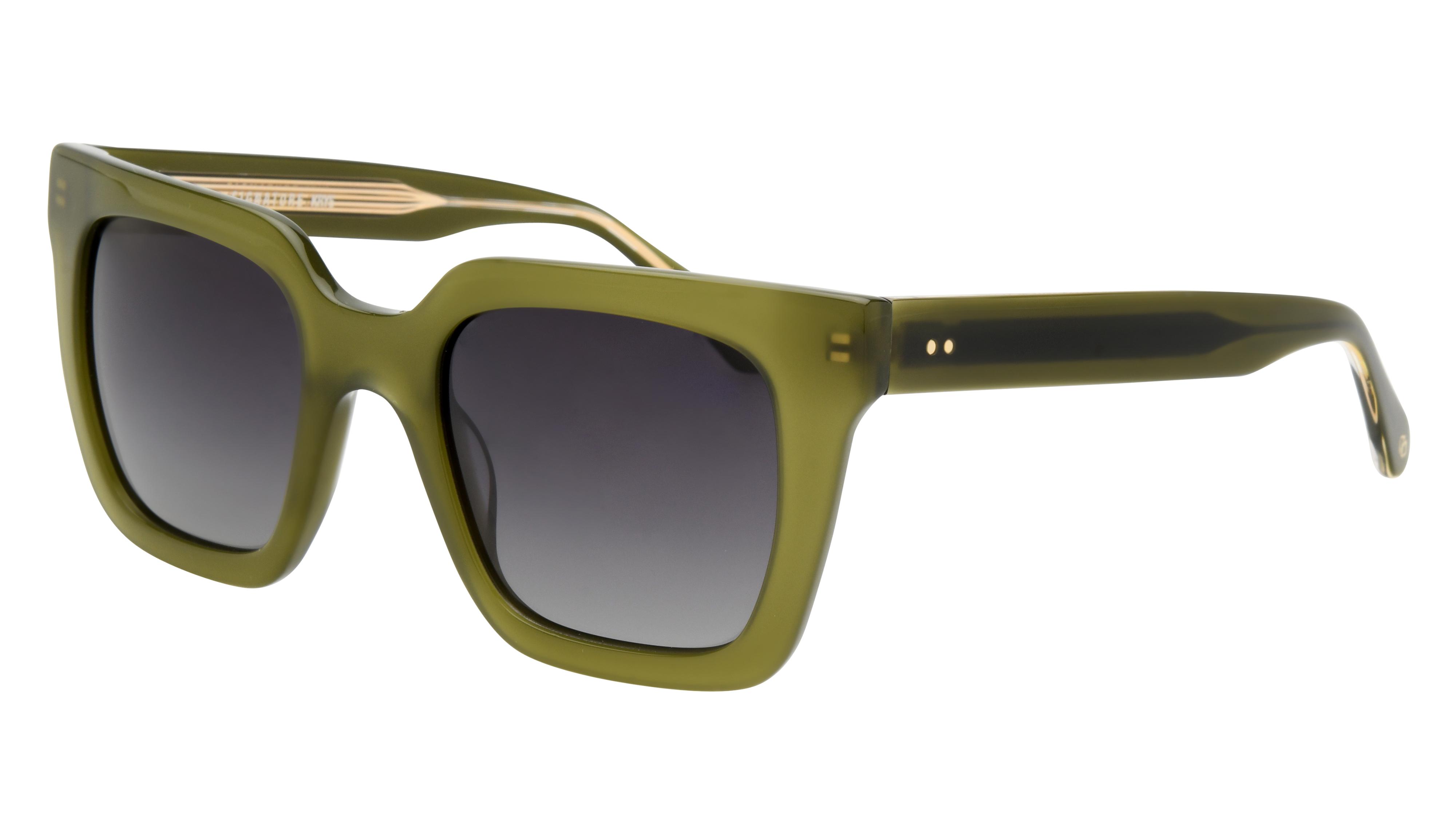 Lunettes de soleil Signature Krys Femme Vert Carré Skj2531-F Trois-Quart