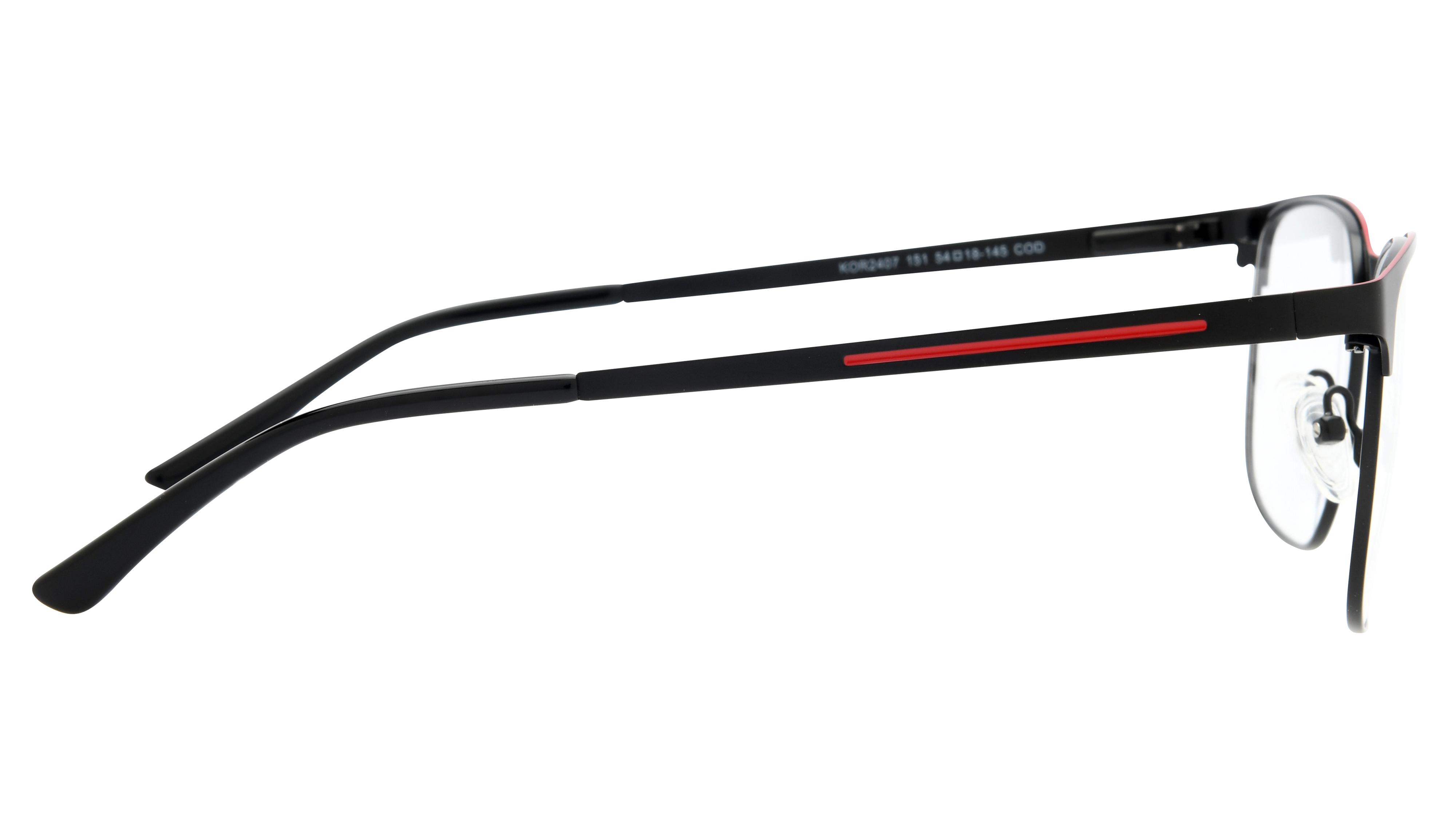 Lunettes de vue Signature Krys Homme Gris Rectangle Kor2407 Droite