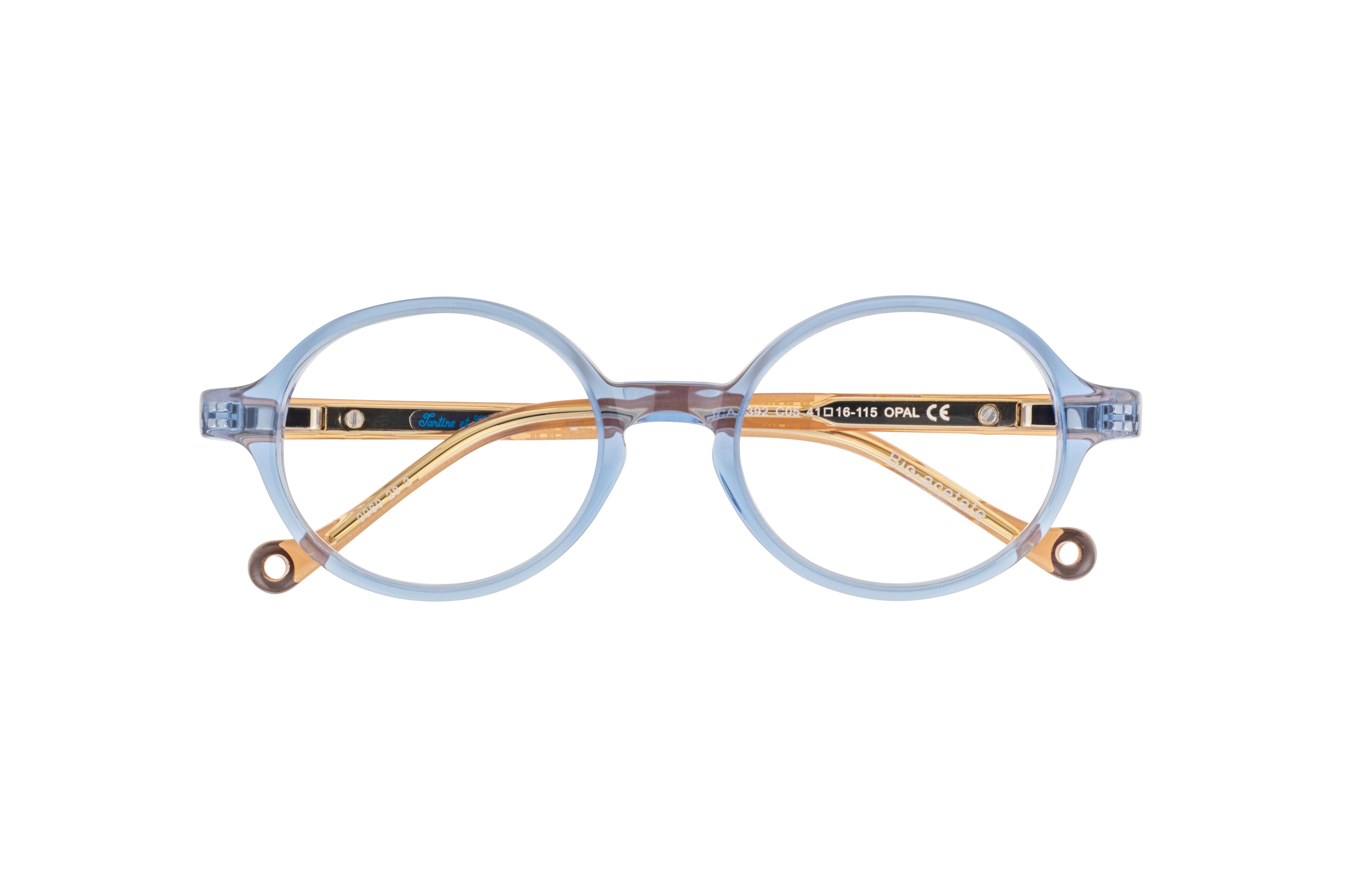 Lunettes de vue Tartine et Chocolat Enfant Bleu Pantos TCAA392C05 Face