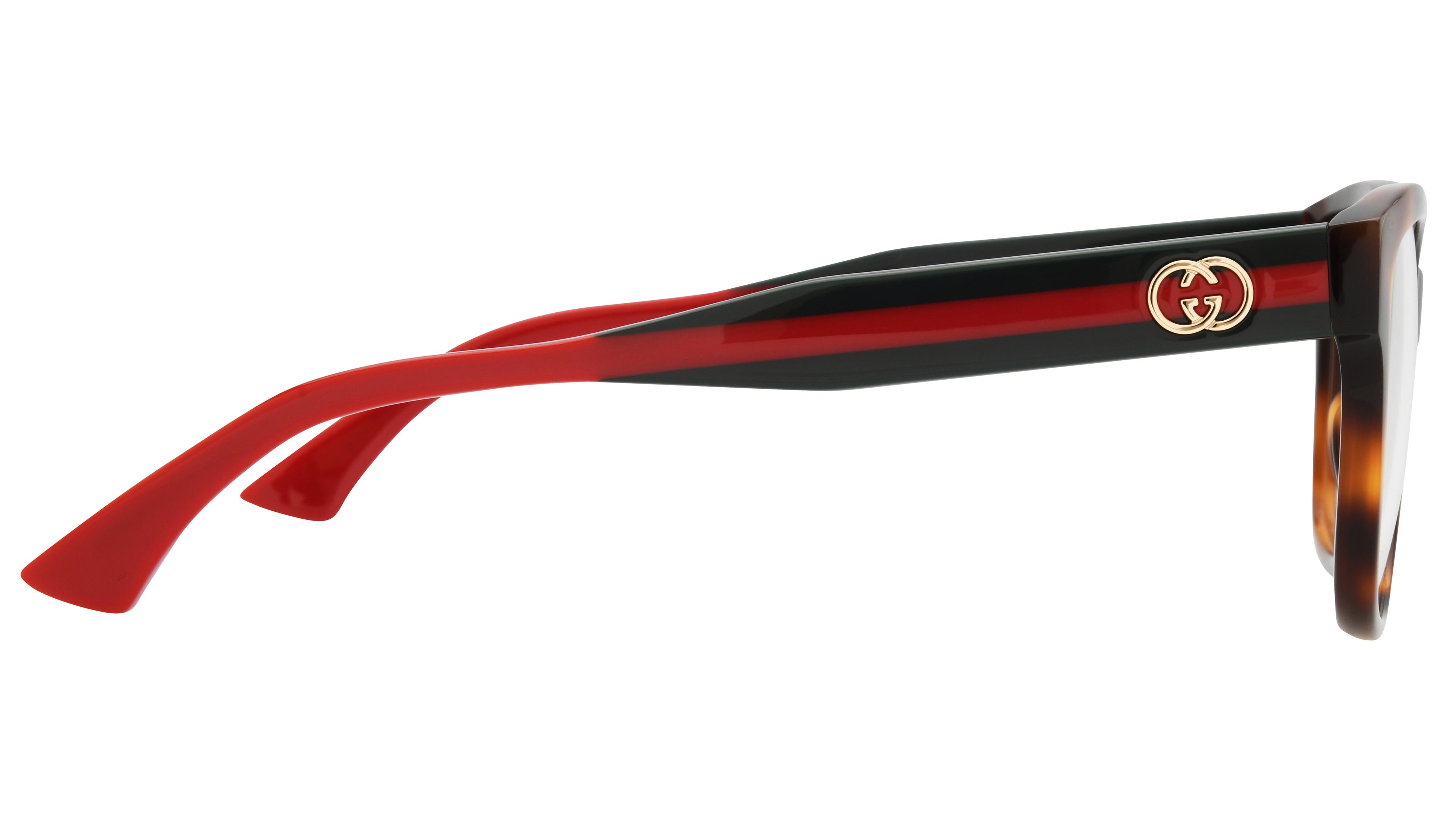 Lunettes de vue Gucci Femme Écaille Papillon gg0038onn Droite