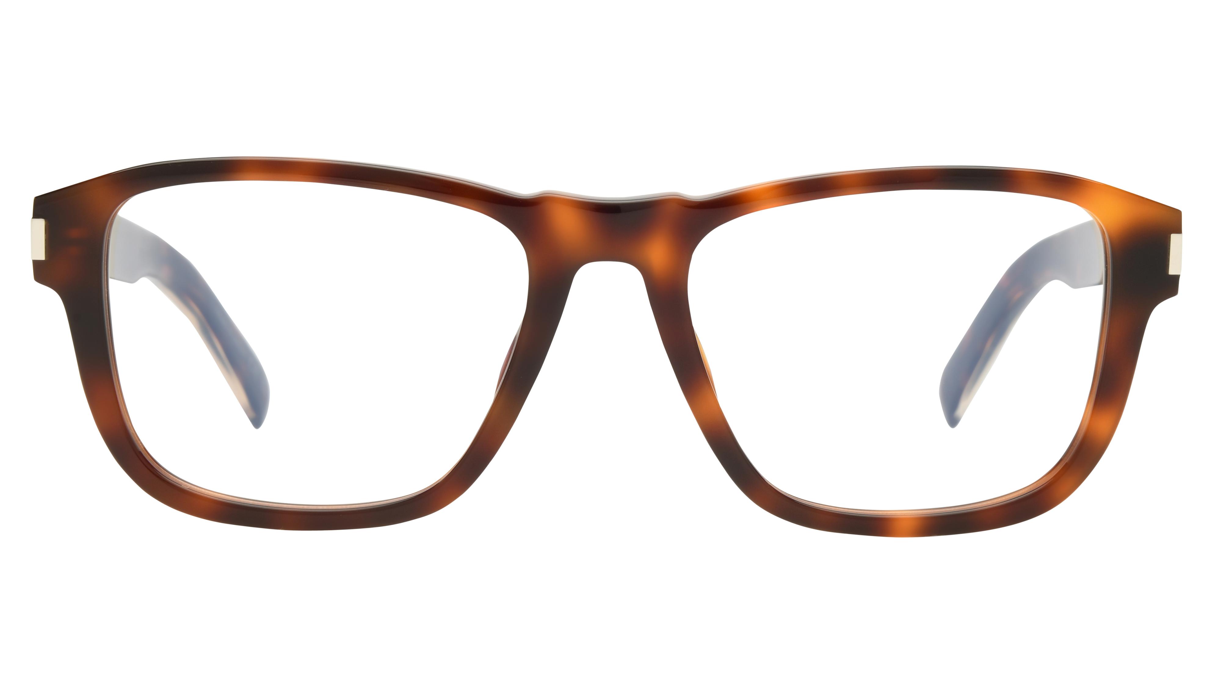 Lunettes de vue Saint Laurent Homme Écaille Rectangle SL Face