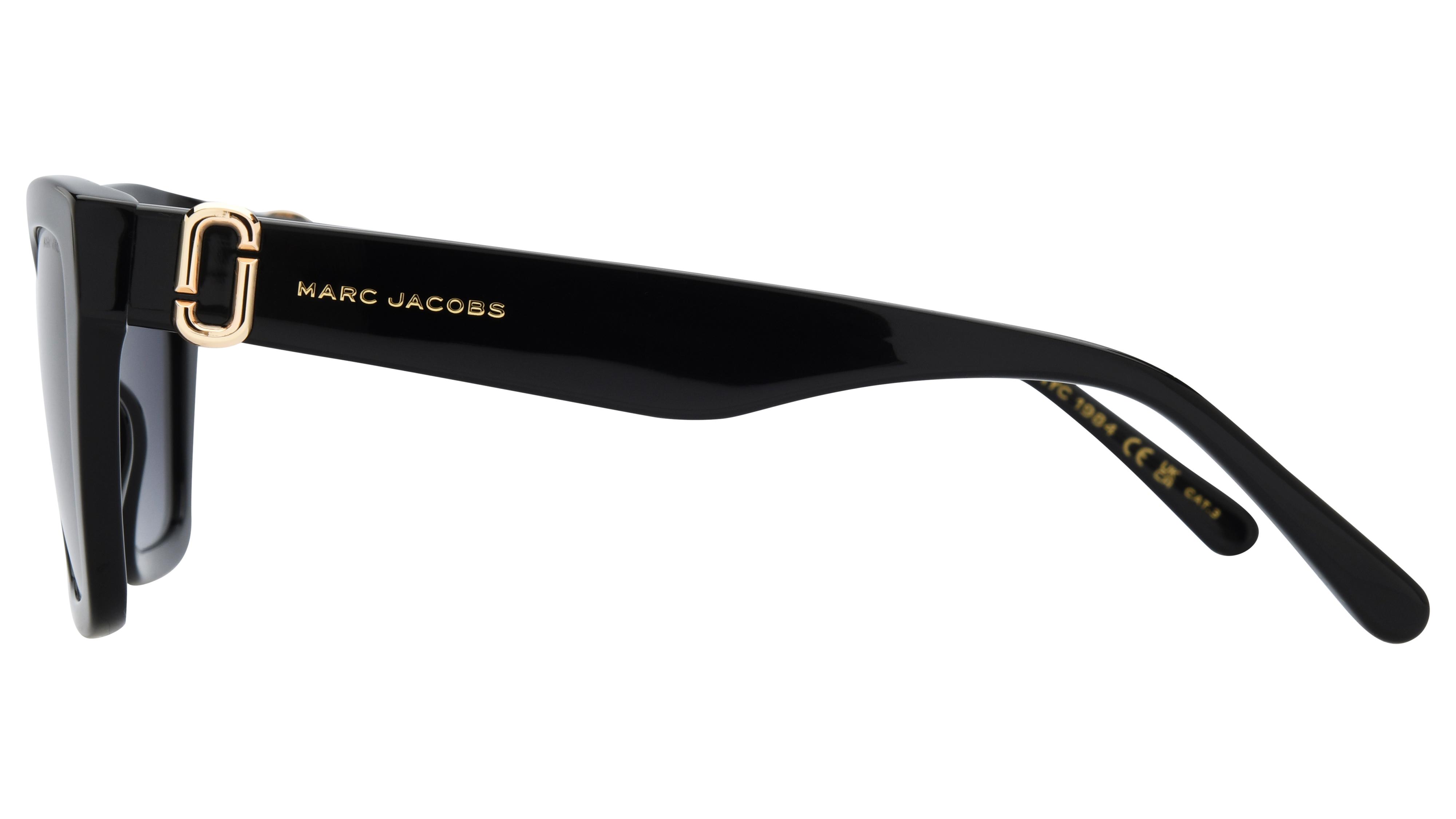 Lunettes de soleil Marc Jacobs Femme Noir Papillon Marc Gauche