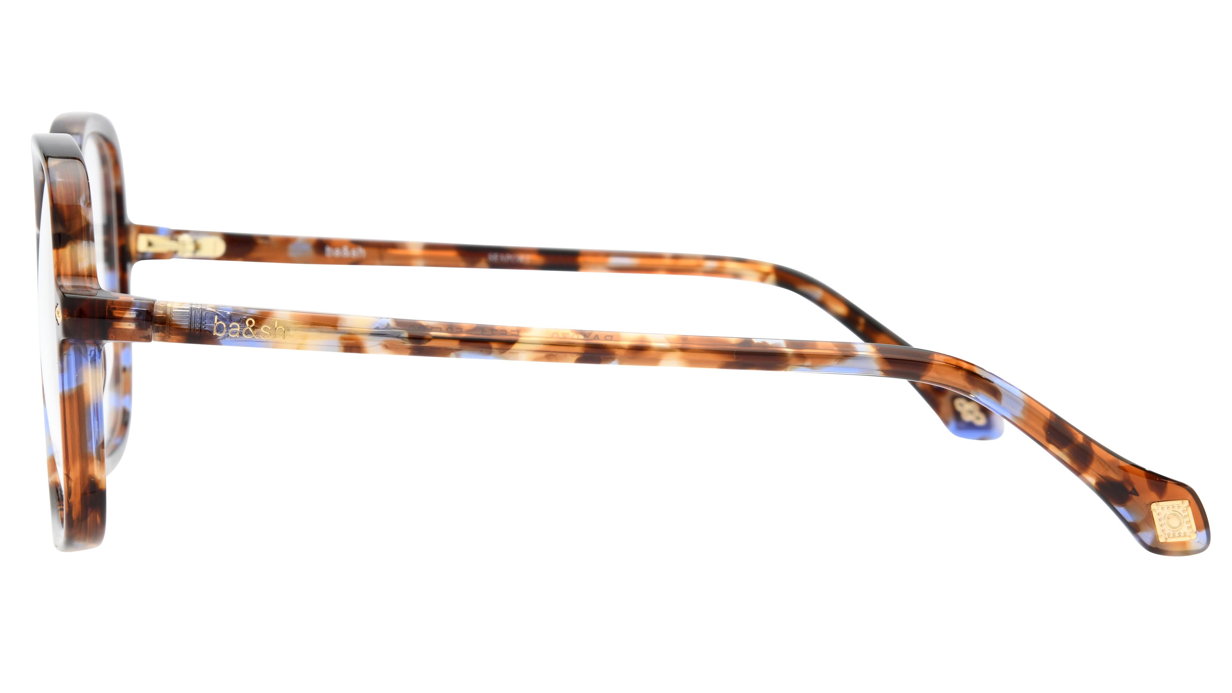 Lunettes de vue ba&sh Femme Écaille Rectangle Ba1070 Gauche