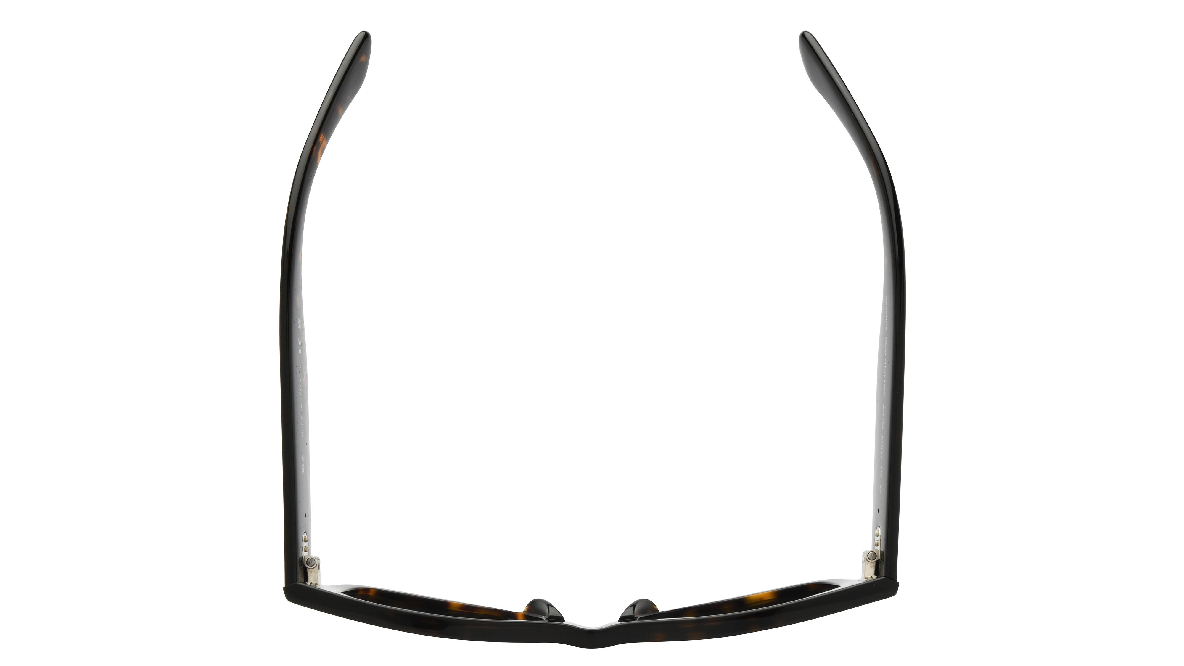 Lunettes de soleil Ray-Ban Mixte Écaille Carré RB0840S Dessus