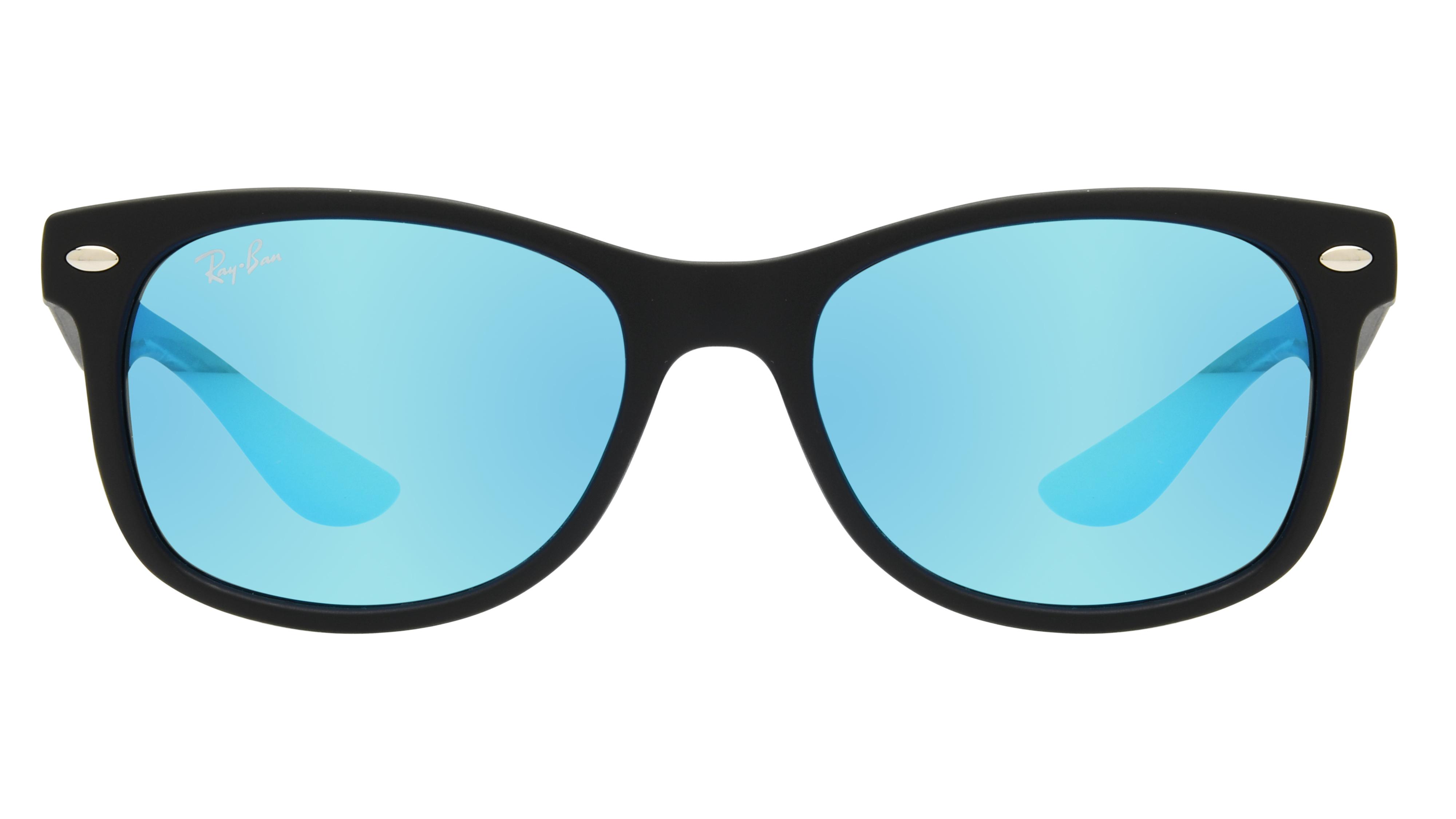 Lunettes de soleil Ray-Ban Enfant Noir Wayfarer Rj9052S Face