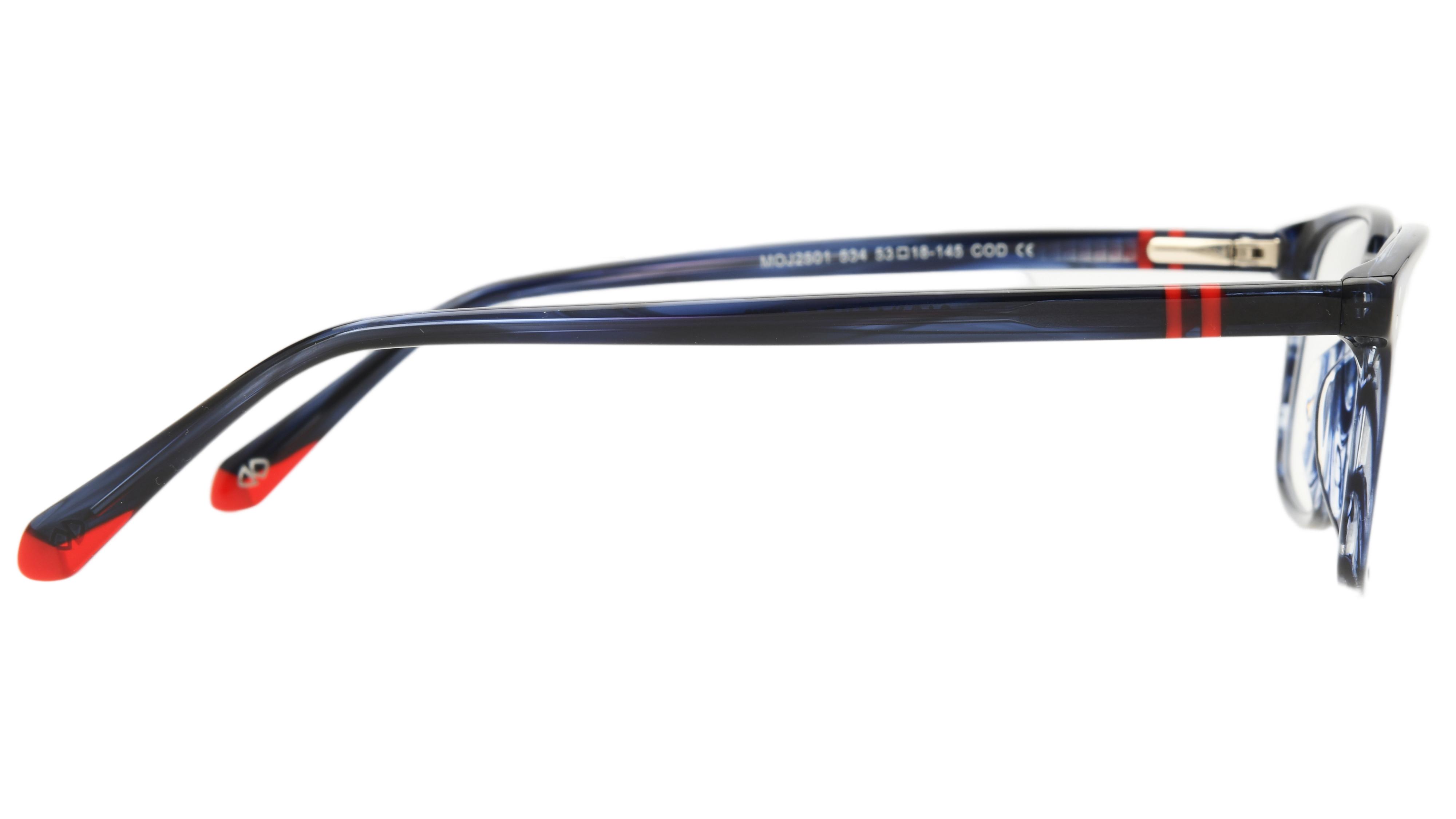 Lunettes de vue Signature Krys Moj2501 534 Bleu Fonce Textu