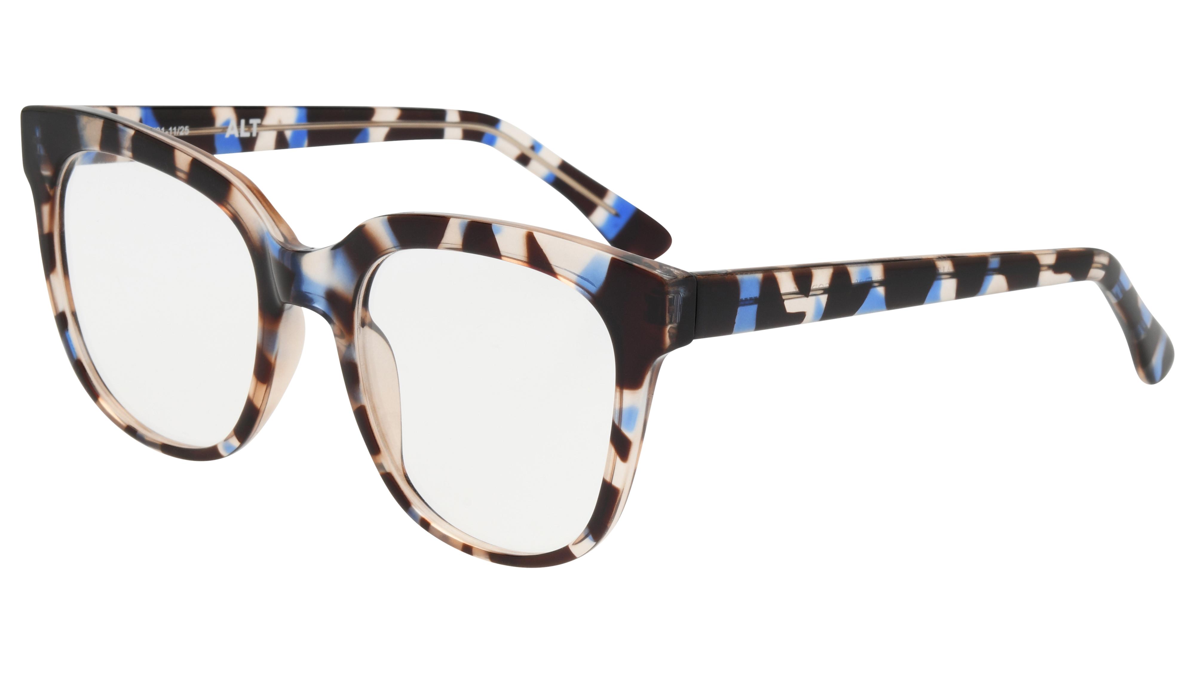 Lunettes de vue Alternance Femme Écaille Carré Alt26109 Trois-Quart