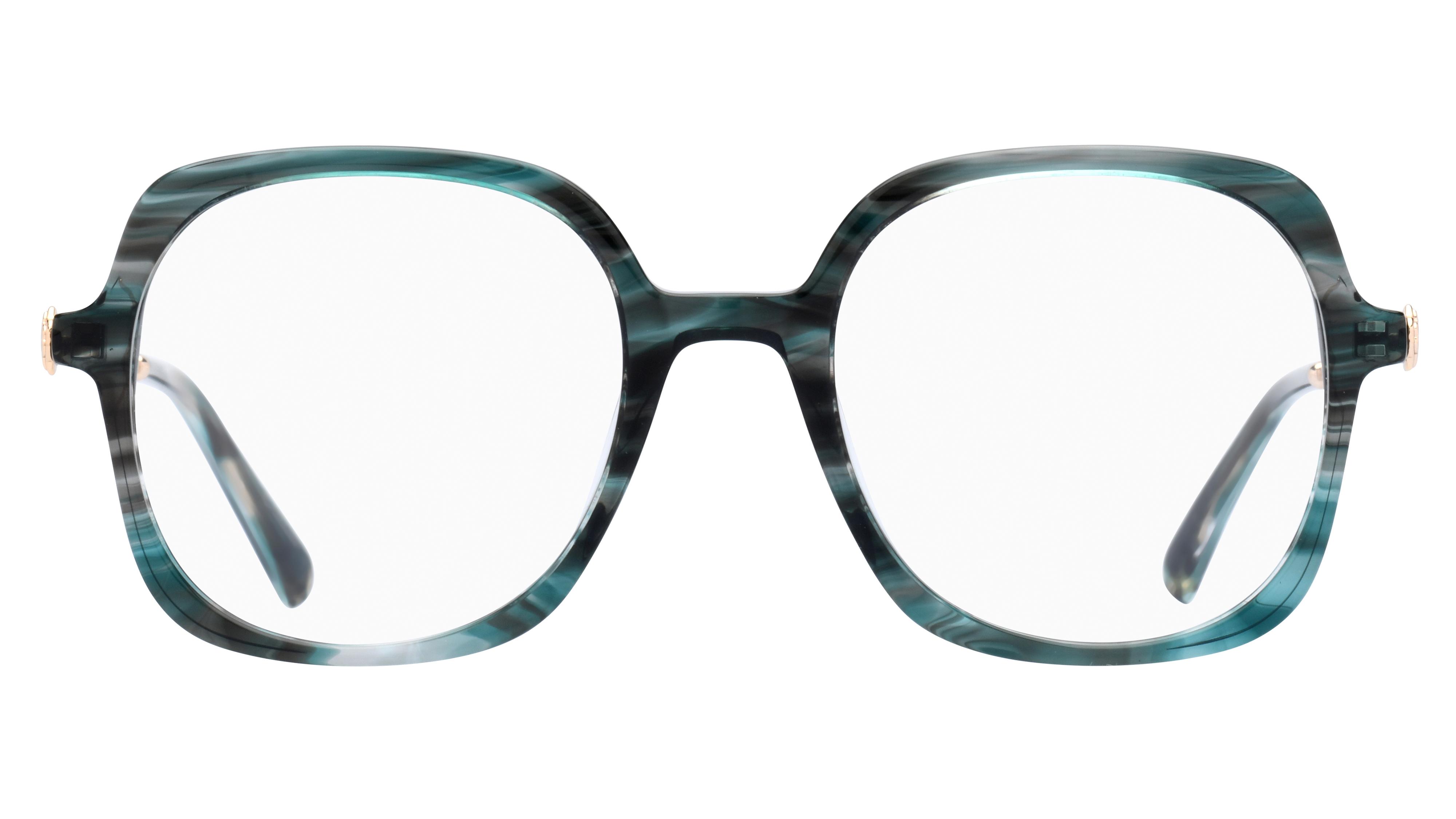 Lunettes de vue Maje Femme Vert Rectangle MJ1049 Face