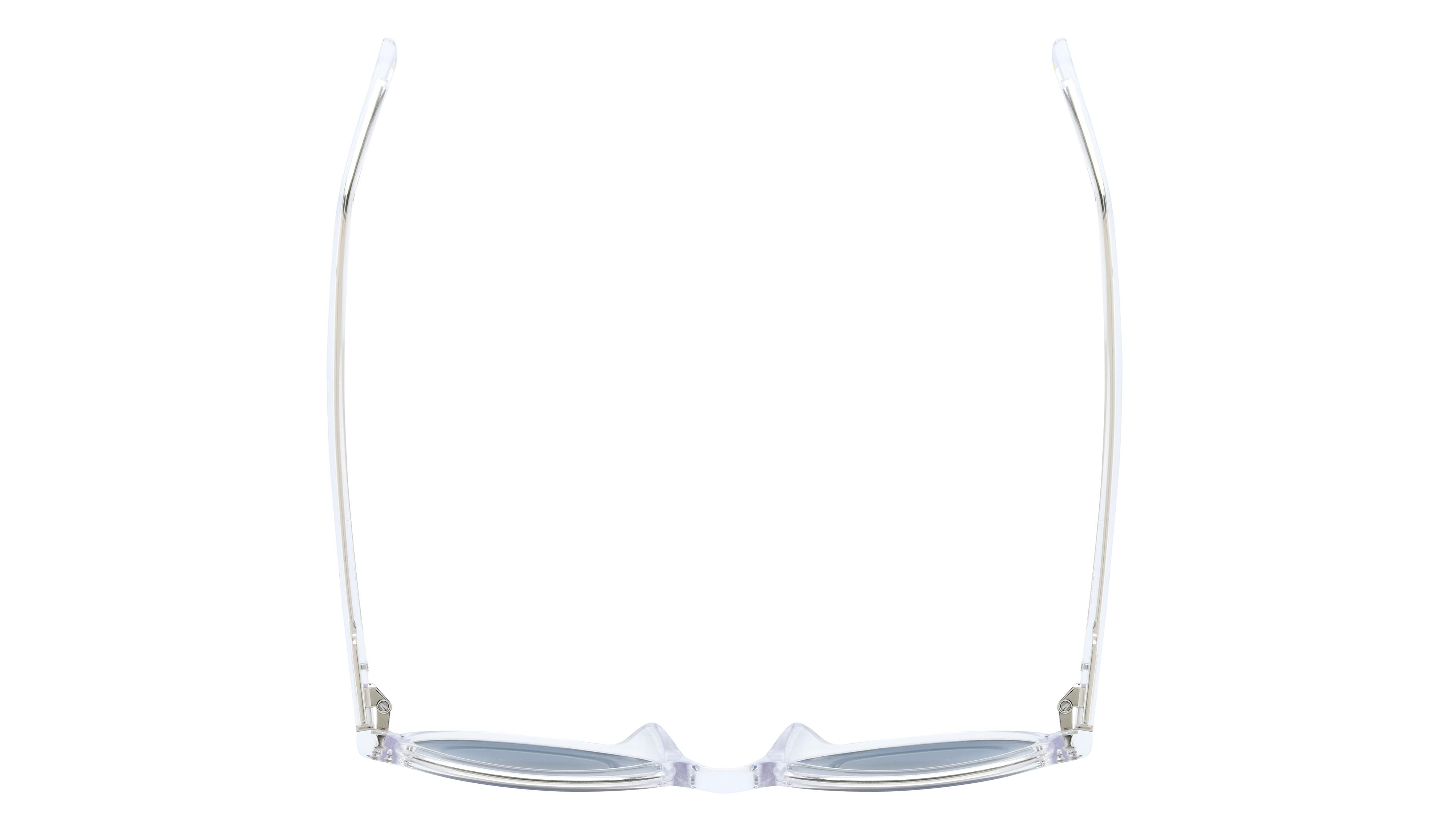 Lunettes de soleil Le Tour de France Mixte Transparent Ronde Tdf2024 Dessus