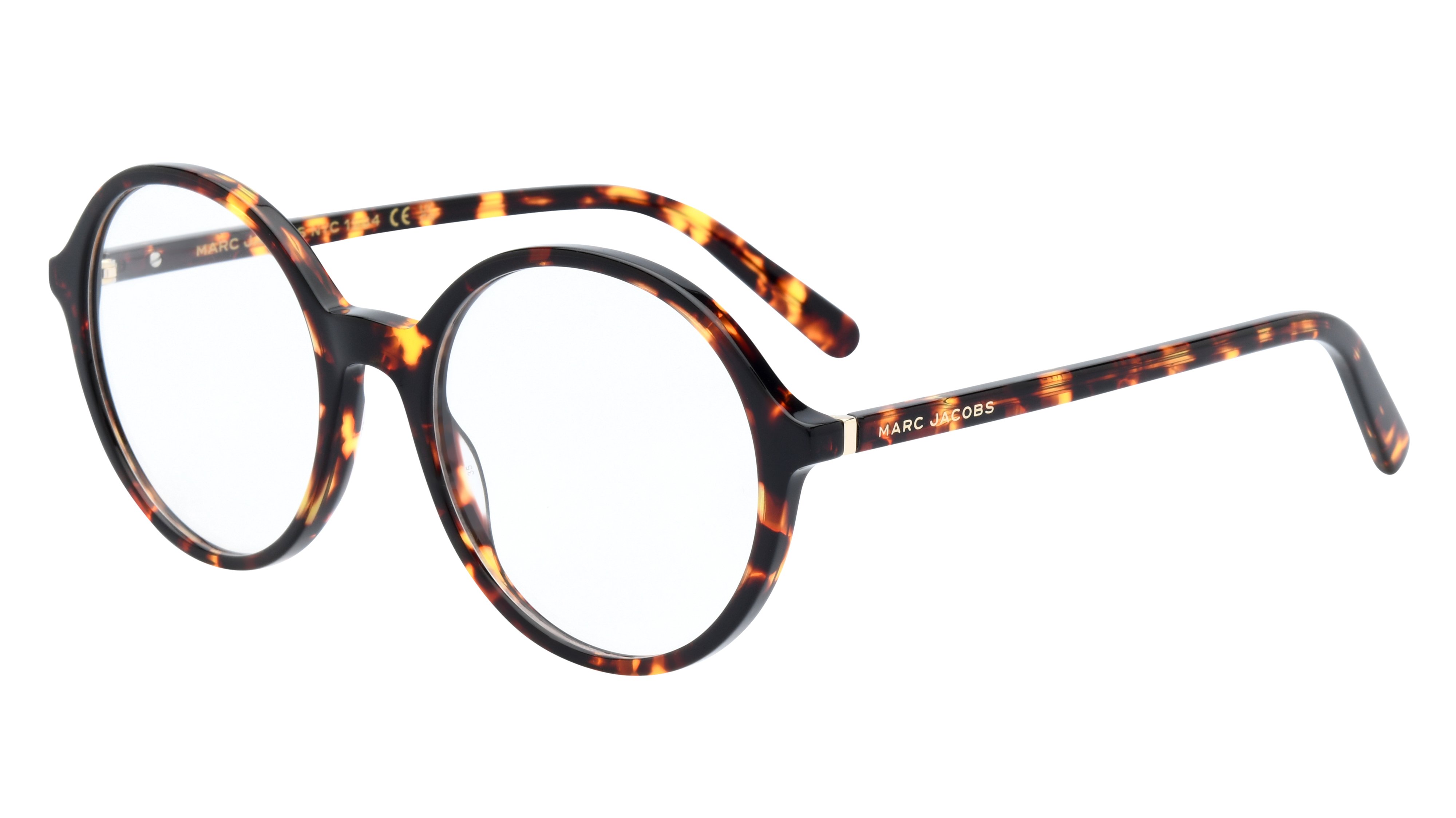 Lunettes de vue Marc Jacobs Femme Écaille Ronde Marc746 Trois-Quart