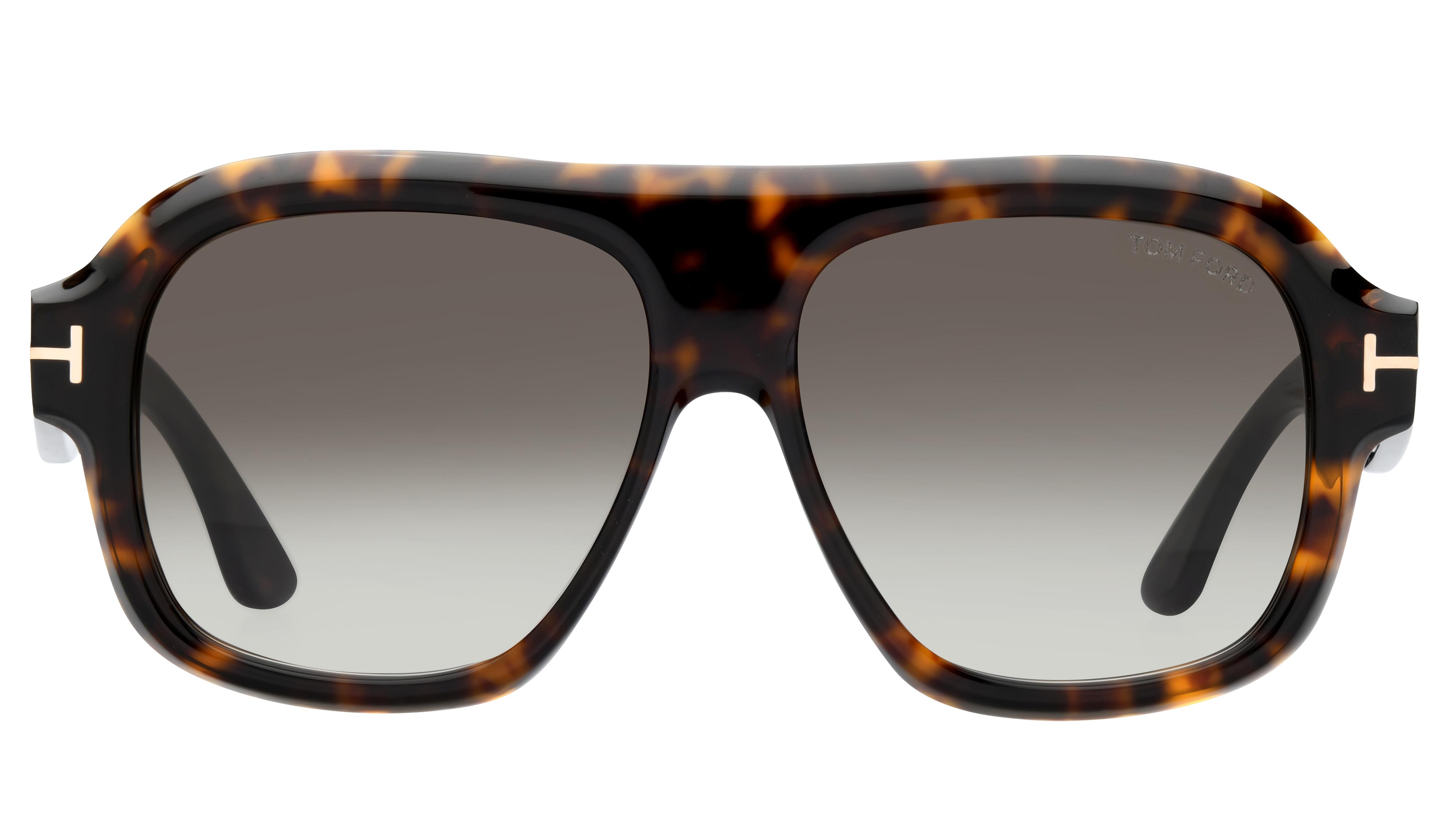 Lunettes de soleil Tom Ford Femme Écaille Aviateur FT1324 Face