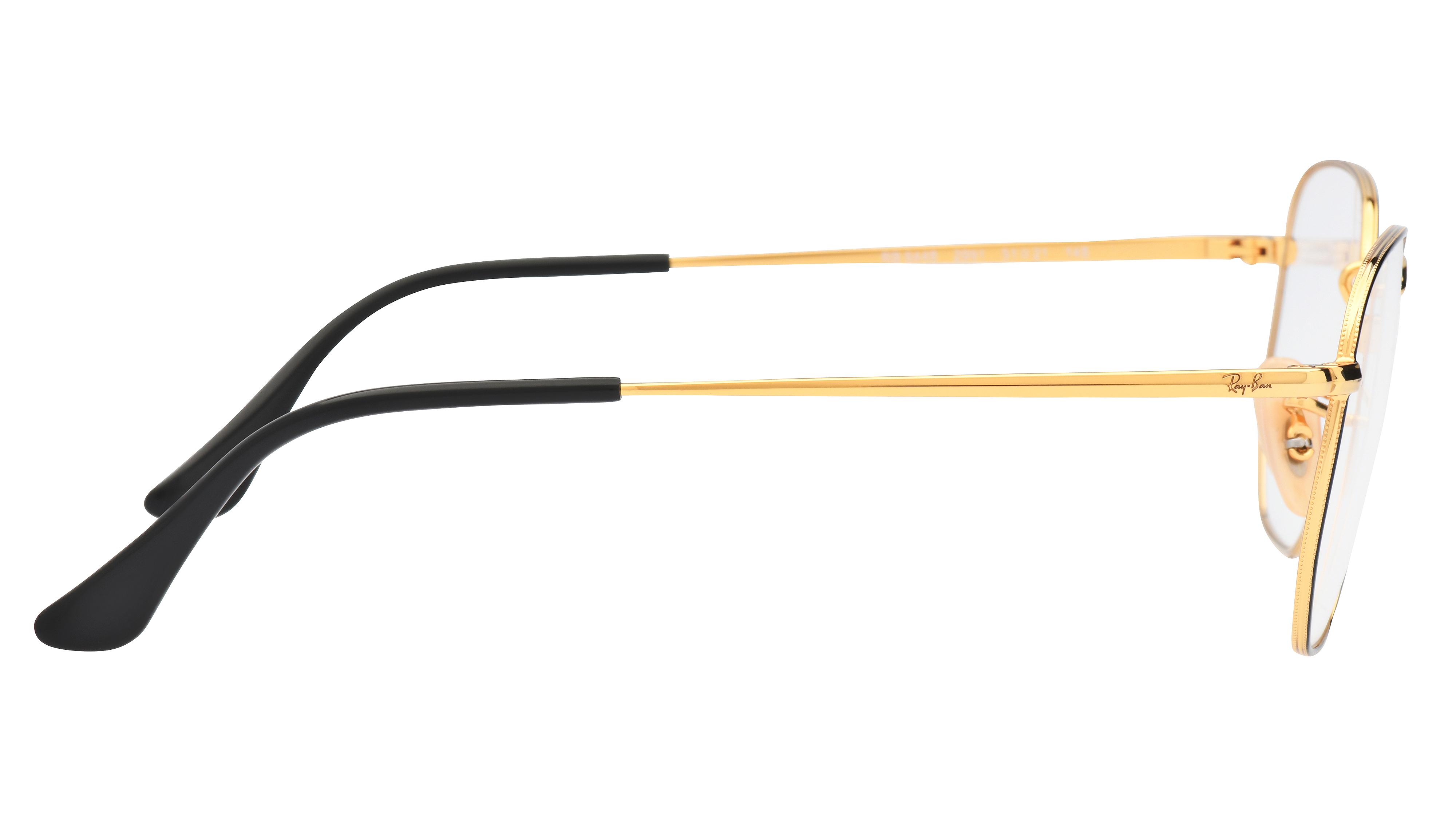 Lunettes de vue Ray Ban Rx6448 2991 Noir Brillant Ronde Krys