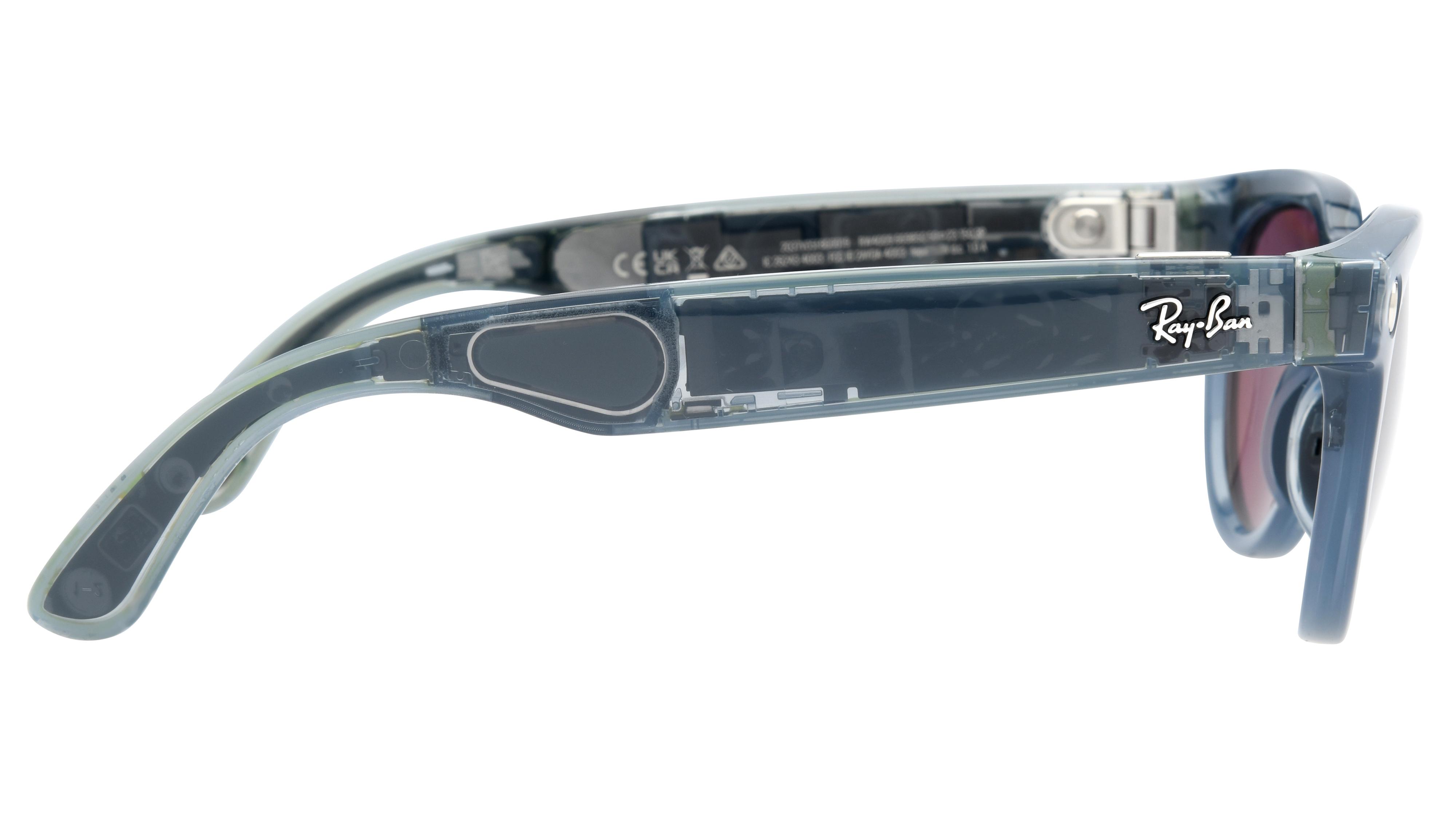 Lunettes de soleil Ray-Ban Mixte Bleu Pantos Rw4009 Droite