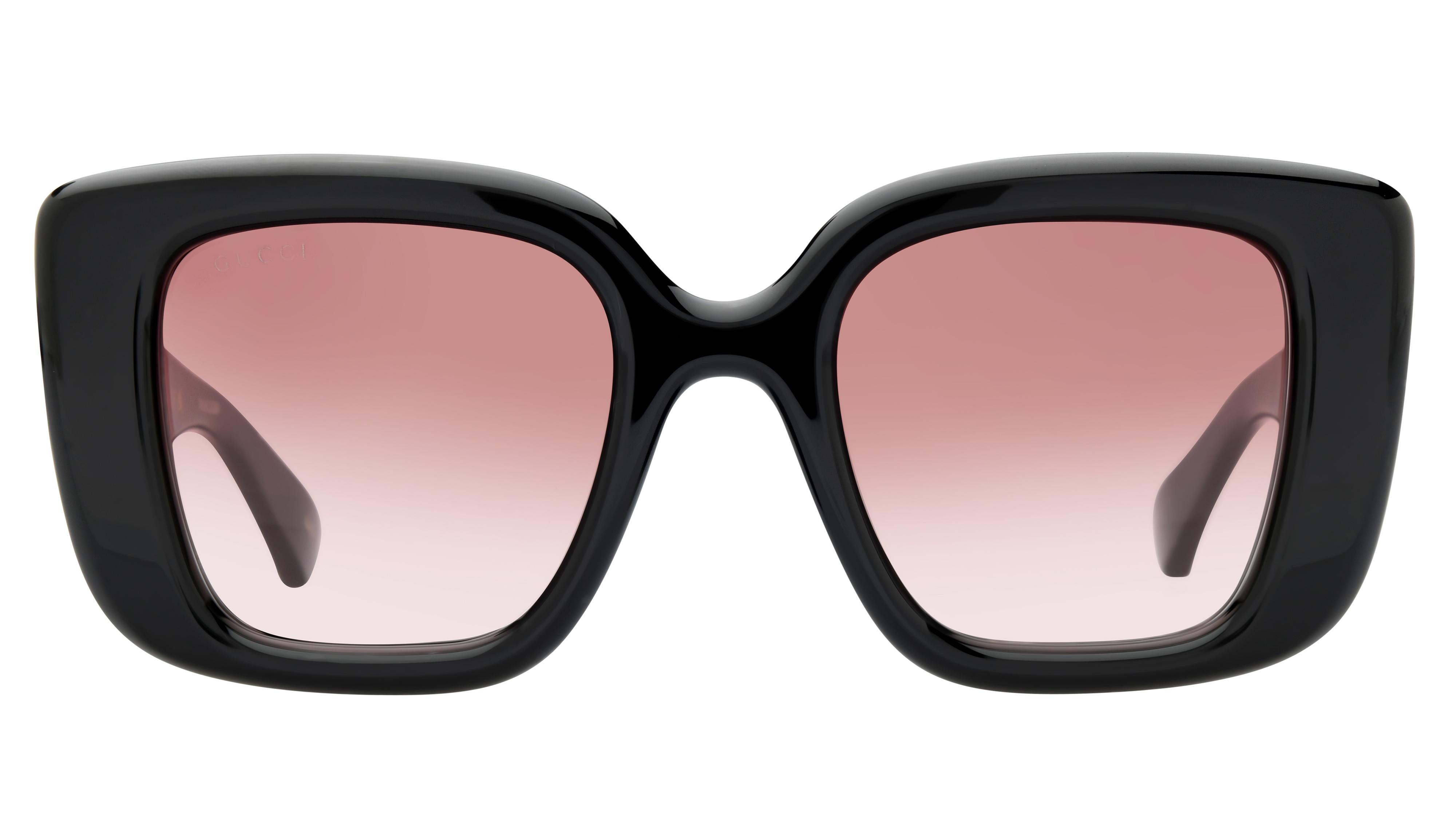 Lunettes de soleil Gucci Femme Noir Papillon Gg1975 Face