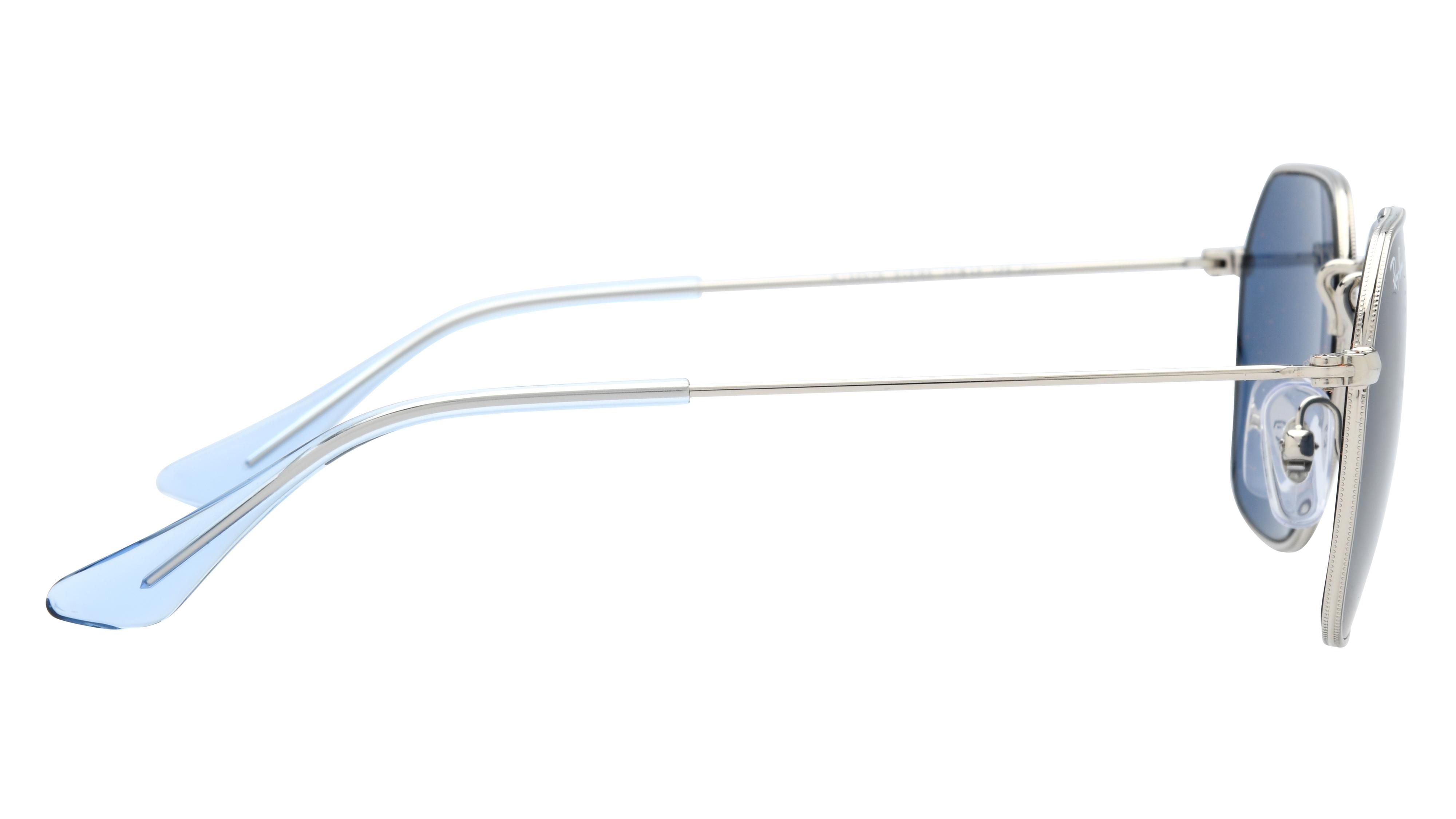 Lunettes de soleil Ray-Ban Mixte Argent Carré Rj9594S Droite