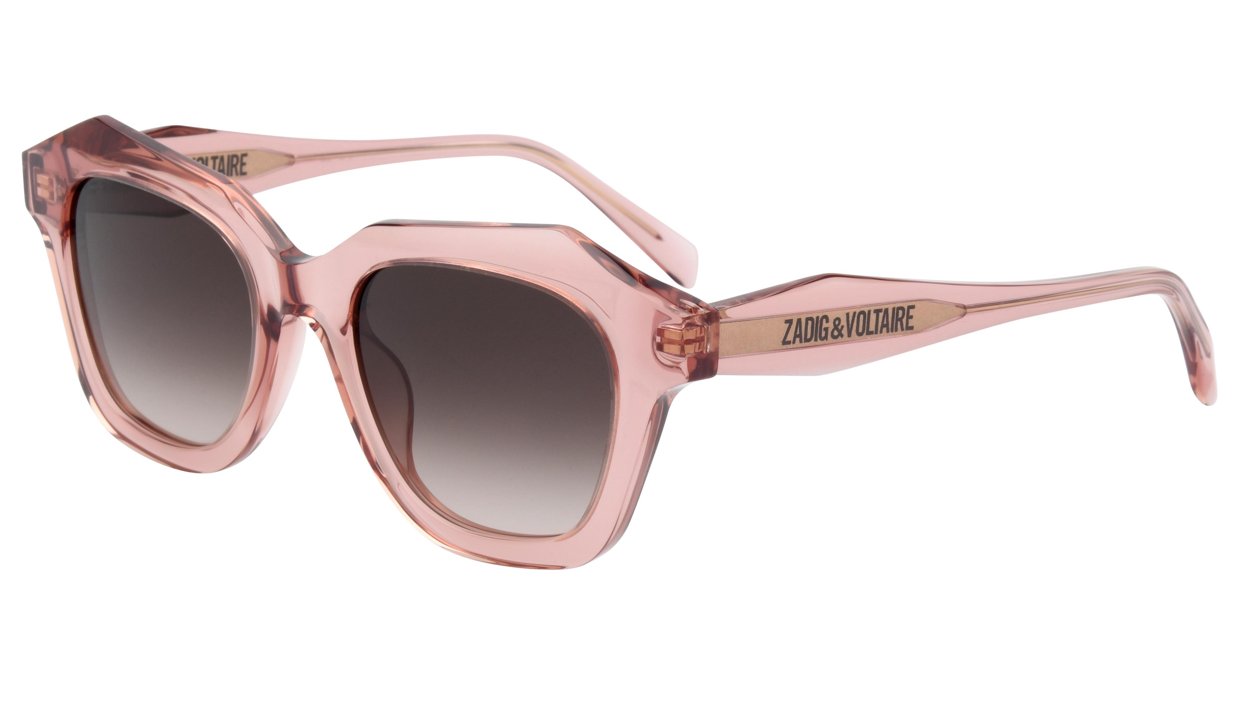 Lunettes de soleil Zadig & Voltaire Femme Rose Papillon SZV468V Trois-Quart