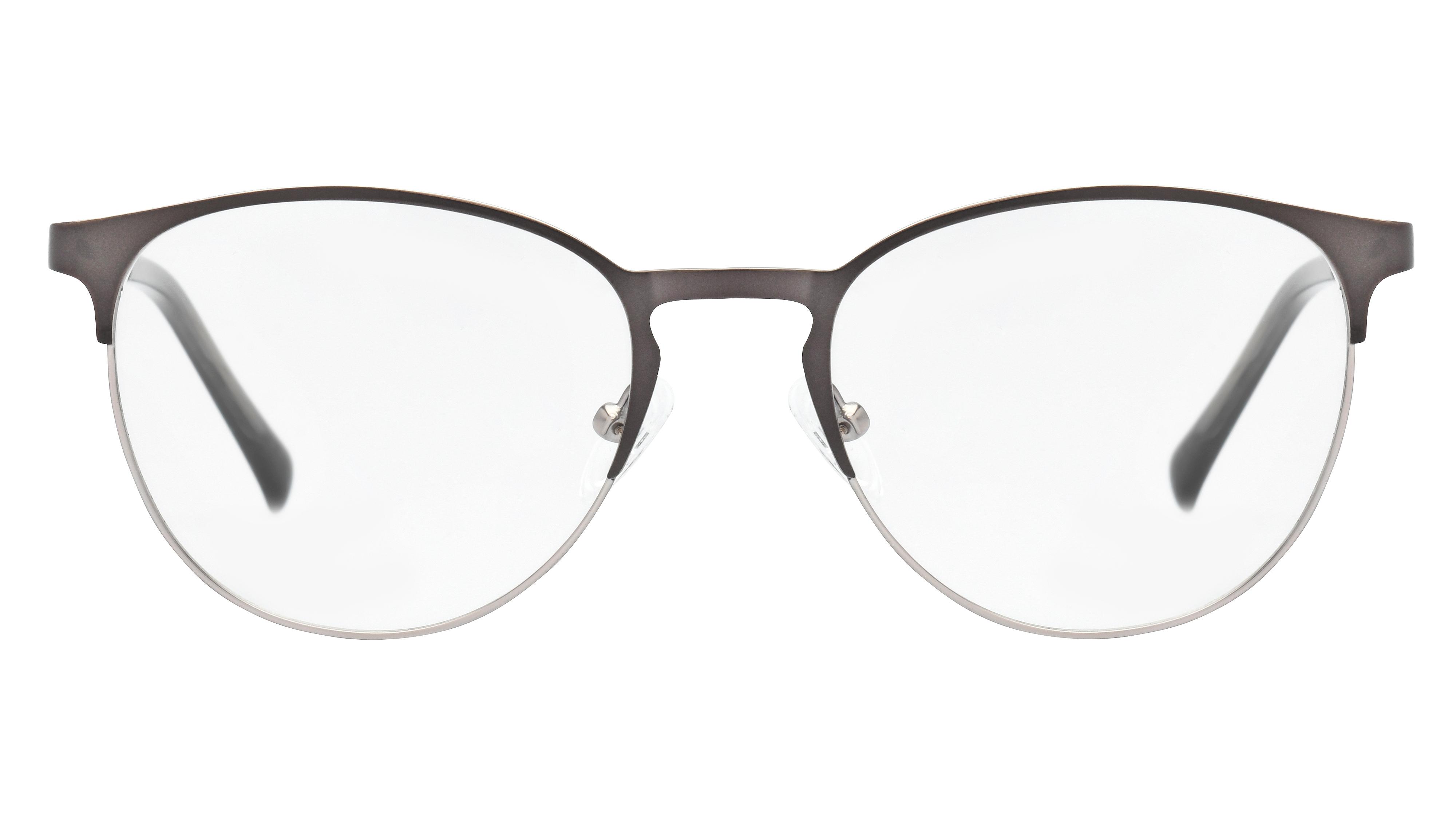 Lunettes de vue Signature Krys Homme Gris Ronde Com2103 Face