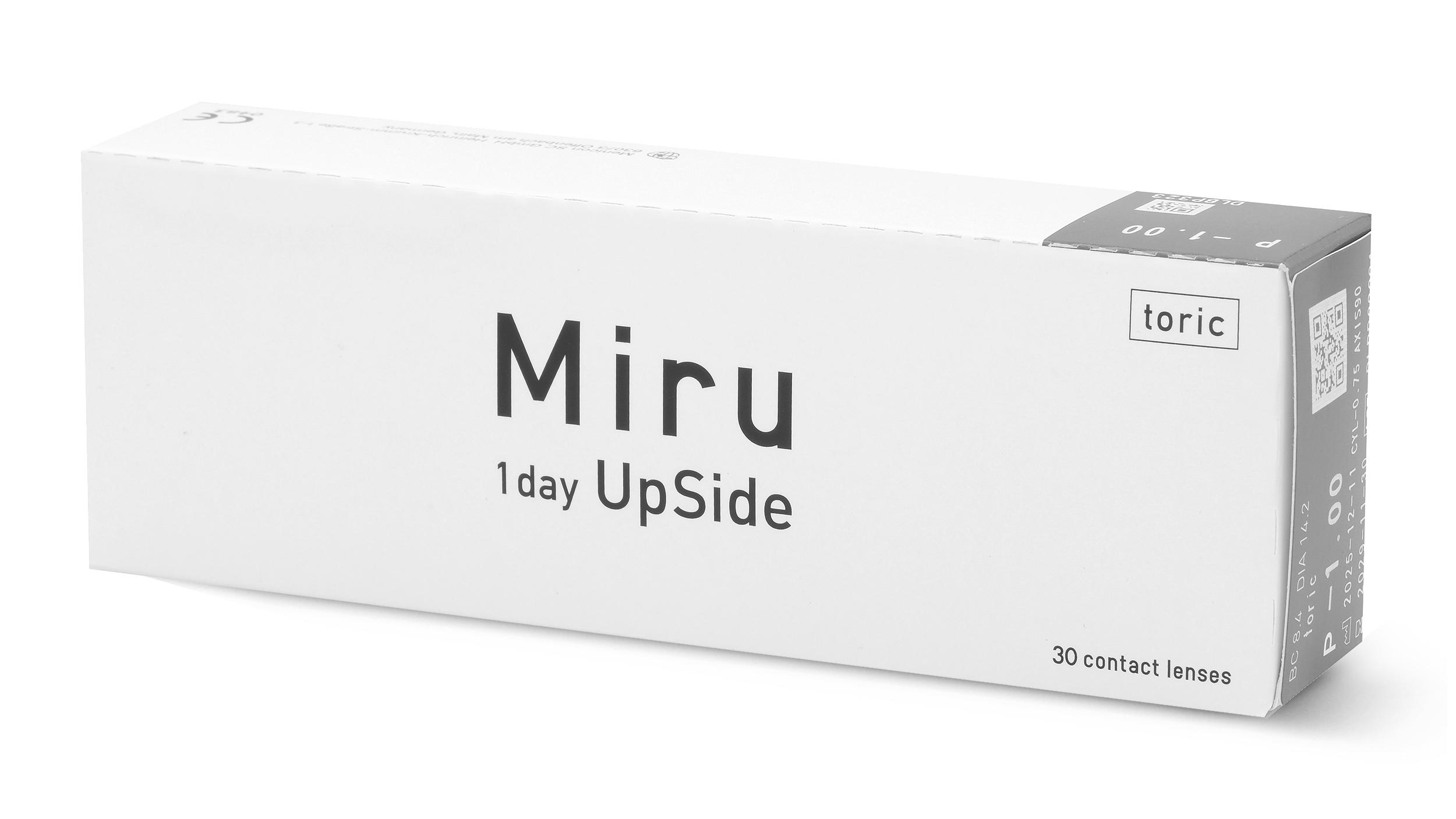 Lentilles de contact Miru 1 Day Upside Toric Boîte de 30