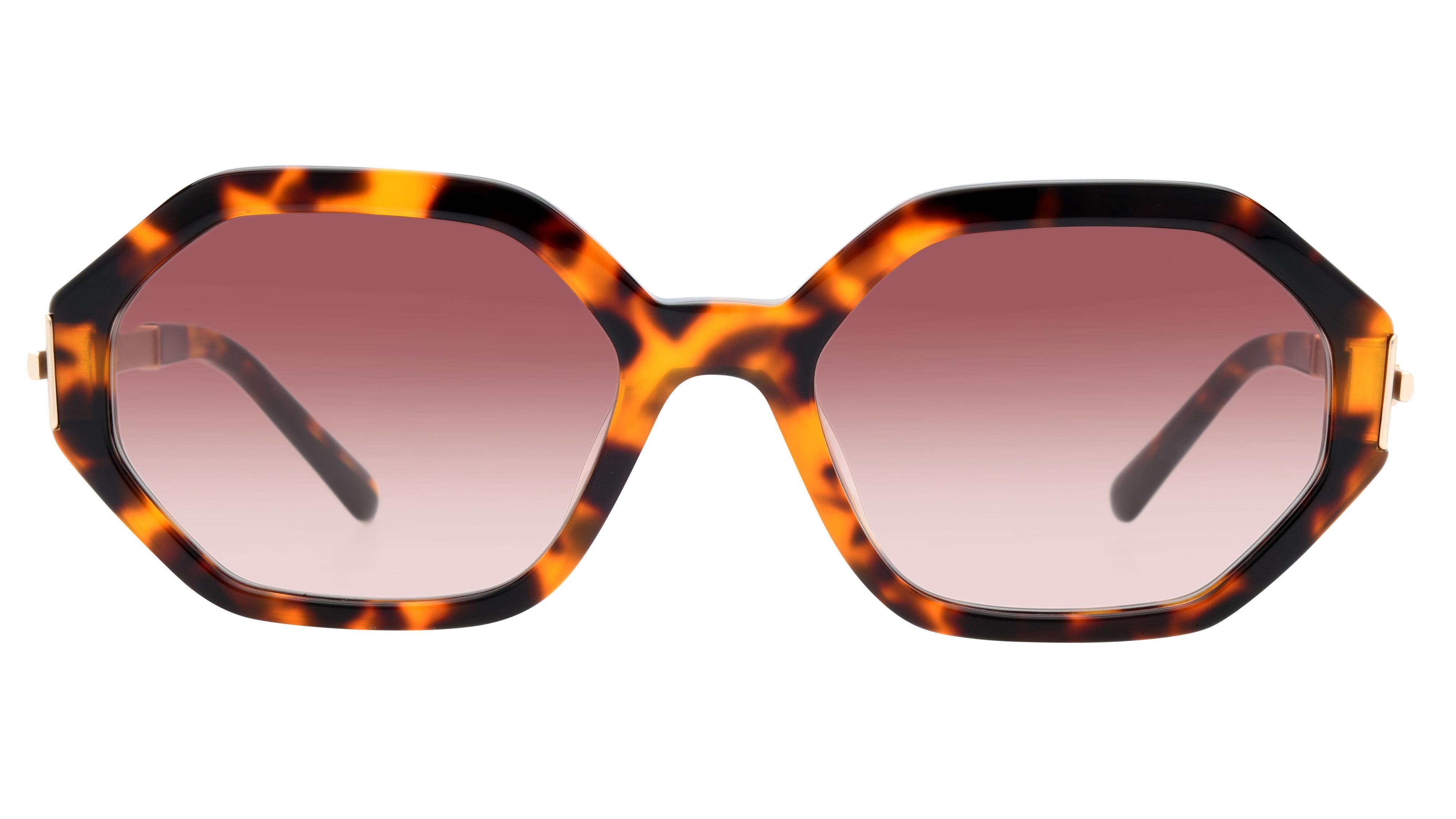 Lunettes de soleil Sandro Femme Écaille Rectangle Sd6046 Face