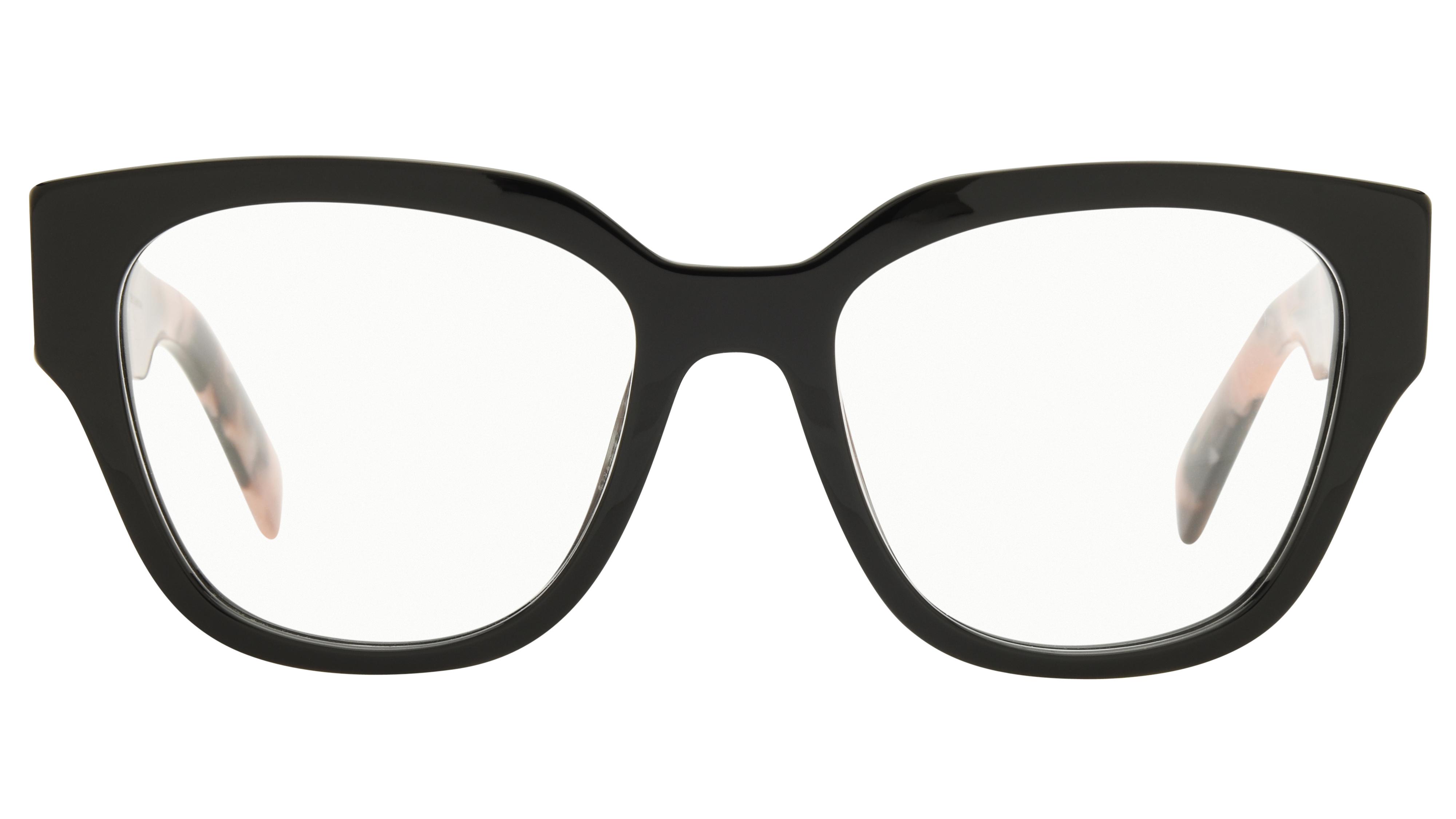 Lunettes de vue Prada Femme Noir Ovale PRC06V Face